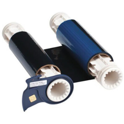 RUBAN,POWERMARK,2 CLR 15",NOIR/BLEU6.25"X200'