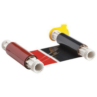 RUBAN,POWERMARK,2 CLR 15",NOIR/ROUGE,6.25"X200'