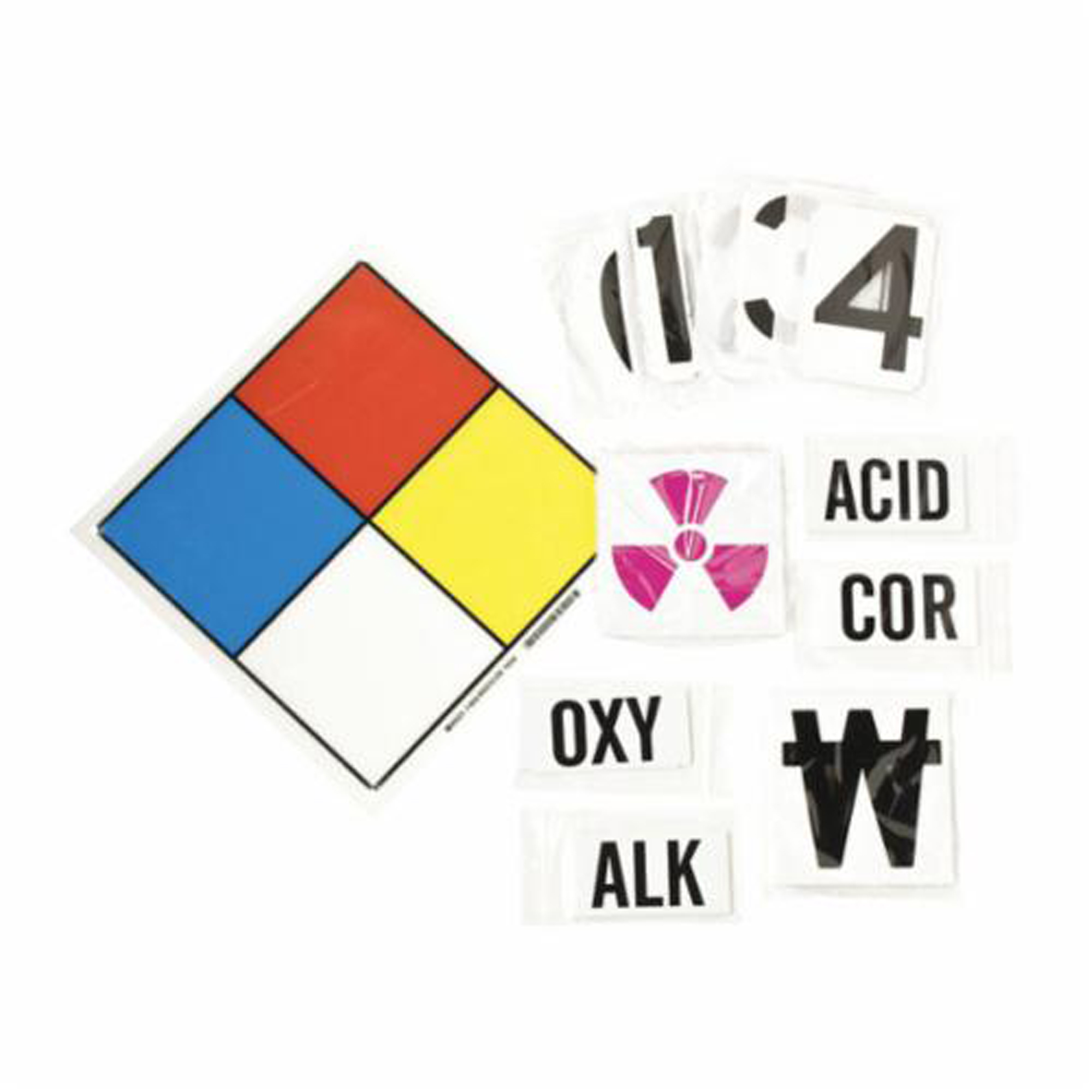 Trousse de système de plaques-étiquettes NFPA