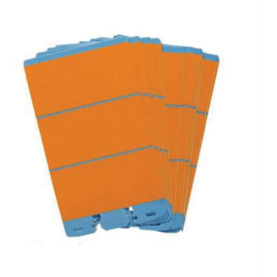 VINYL CLOTH REFILL PAGES, ORANGE, BLANK