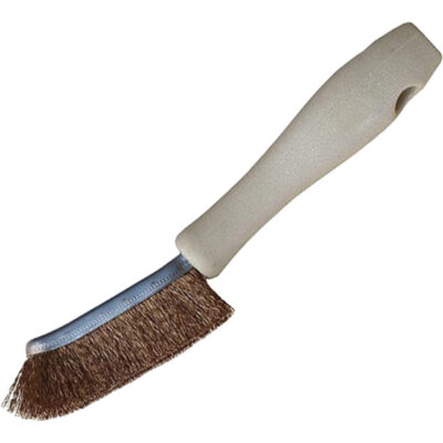 Brosse de joint à manche en plastique, Nylon, 2 x 7 rangs de fils, Longueur 8-1/2"