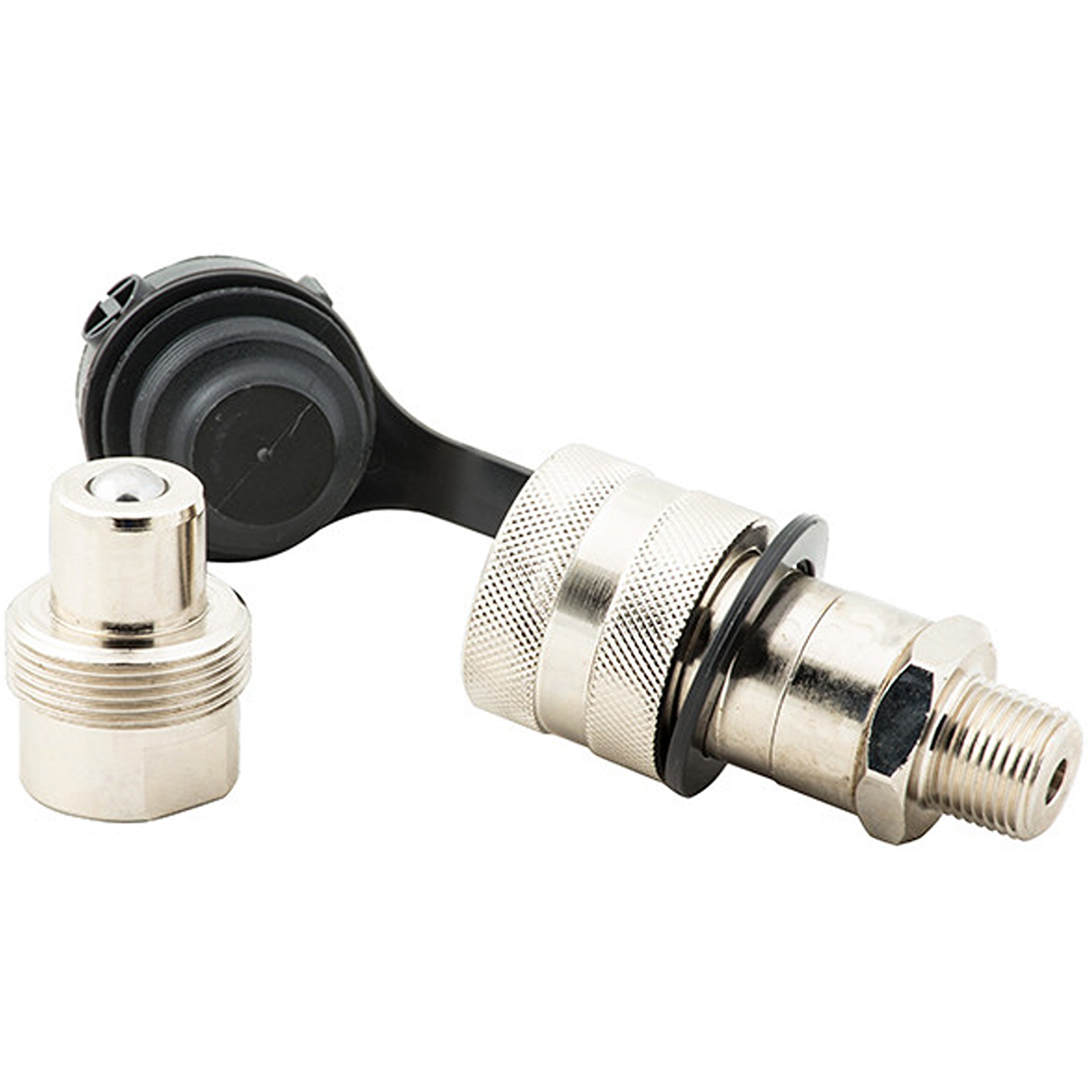Jeu de raccords à débit élevé, Acier, 3/8", NPTF femelle/NPTF mâle, 10 000 PSI