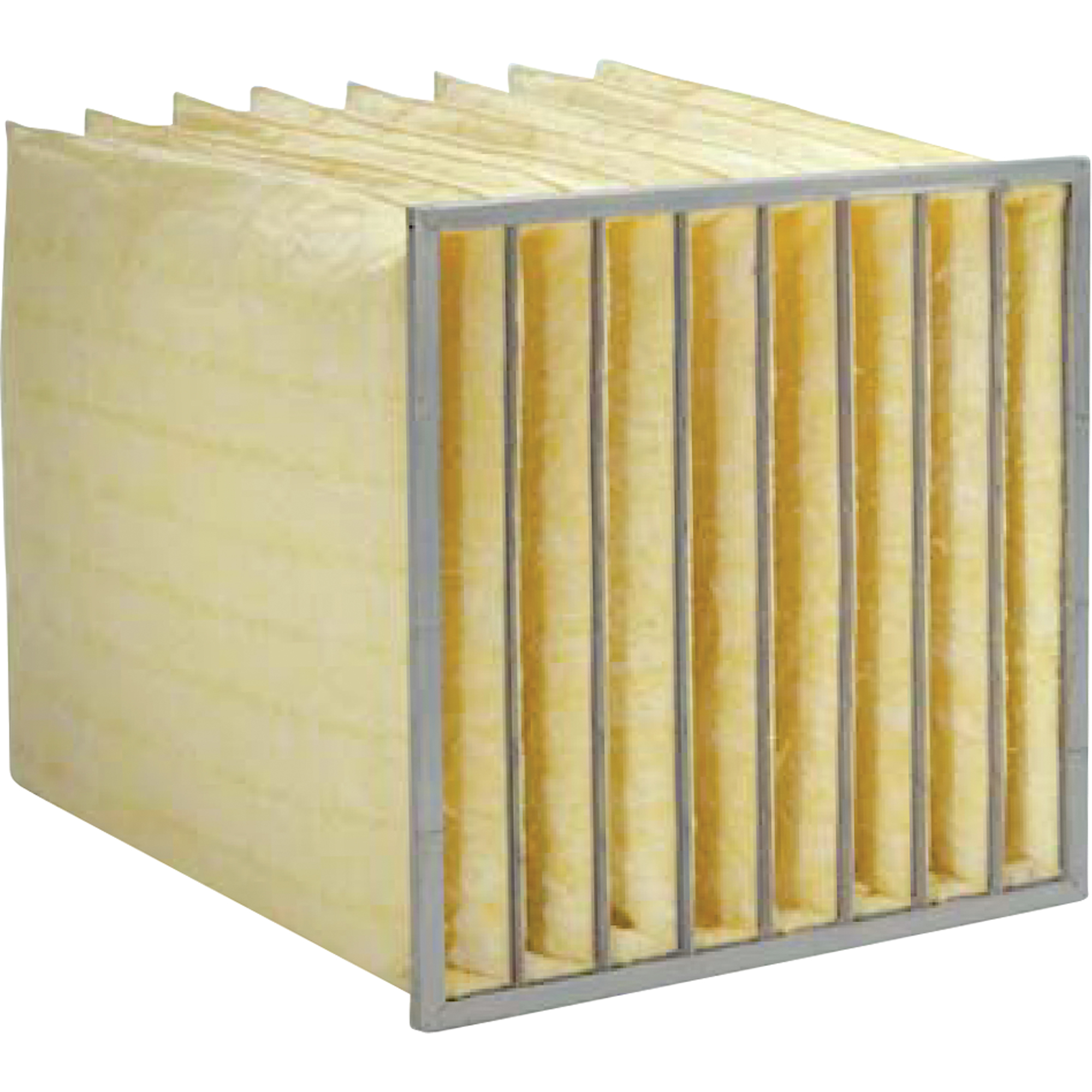 Filtres CVC en fibre de verre Hi-FloMD, Sac, MERV 9, 12" la x 22" p x 24" h