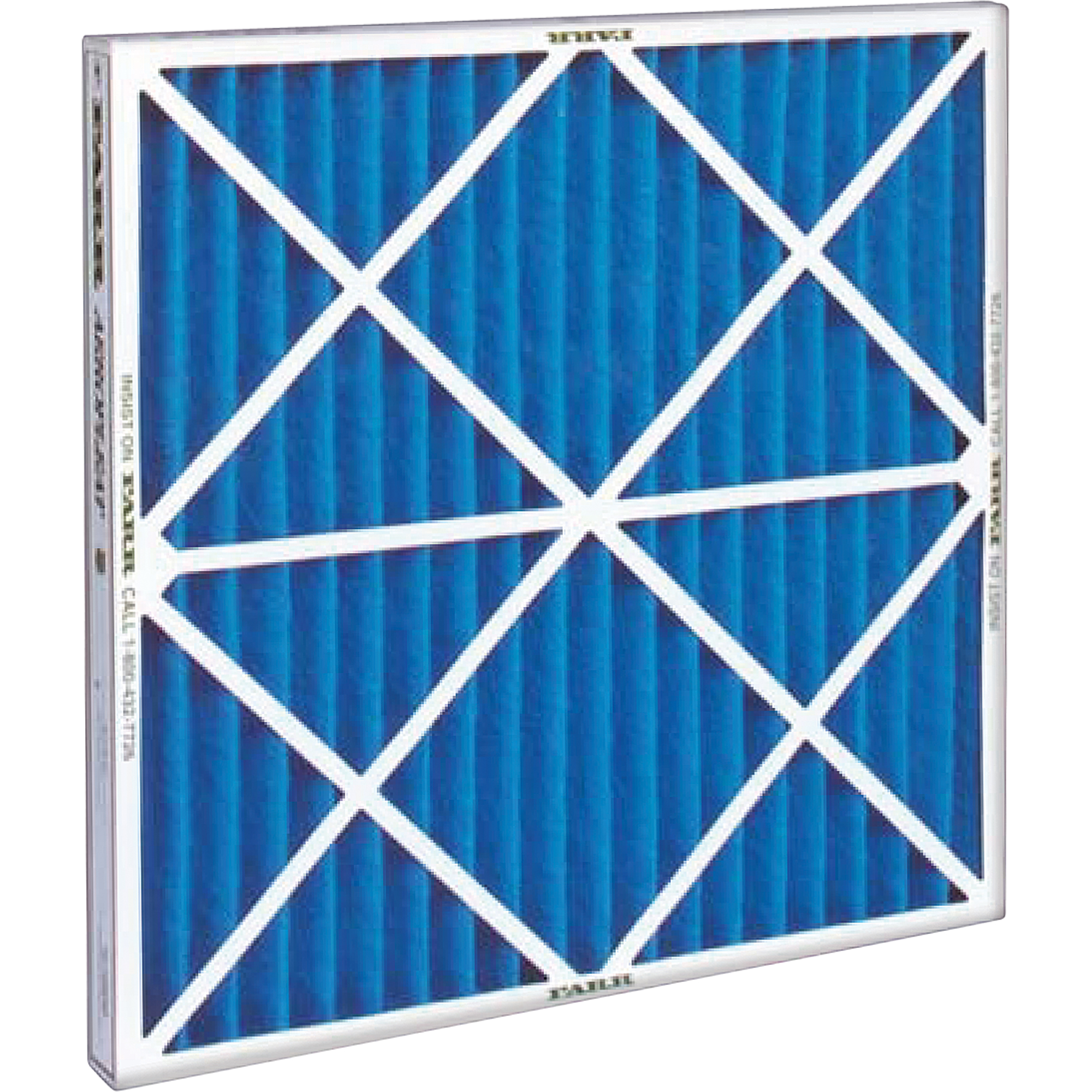Filtres plissés à panneau AeropleatMD III de capacité standard, Boîte, MERV 7, 18" la x 2" p x 20" h