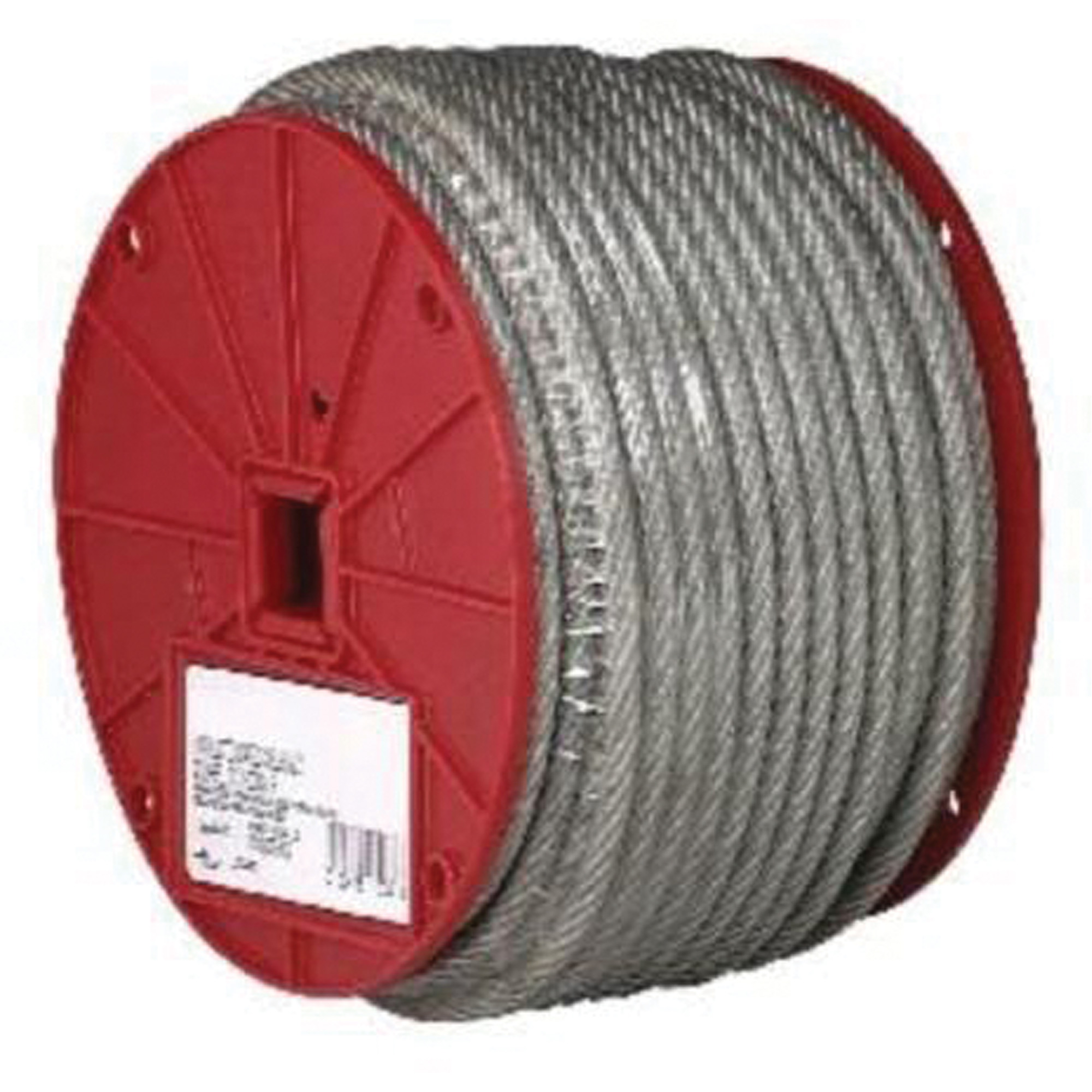 Câble métallique, 250' (76,2 m) x 3/32", 184 lb (0,092 tonne), Revêtement de vinyle