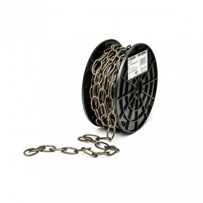 Chaîne décorative, Acier au carbone, #10 x 40' (12,2 m) l, Charge d'utilisation 35 lb (0,0175 tonne)
