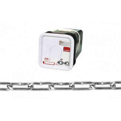 Chaîne droite, Acier à faible teneur en carbone, #1 x 350' (106,7 m) l, Charge d'utilisation 370 lb (0,185 tonne)