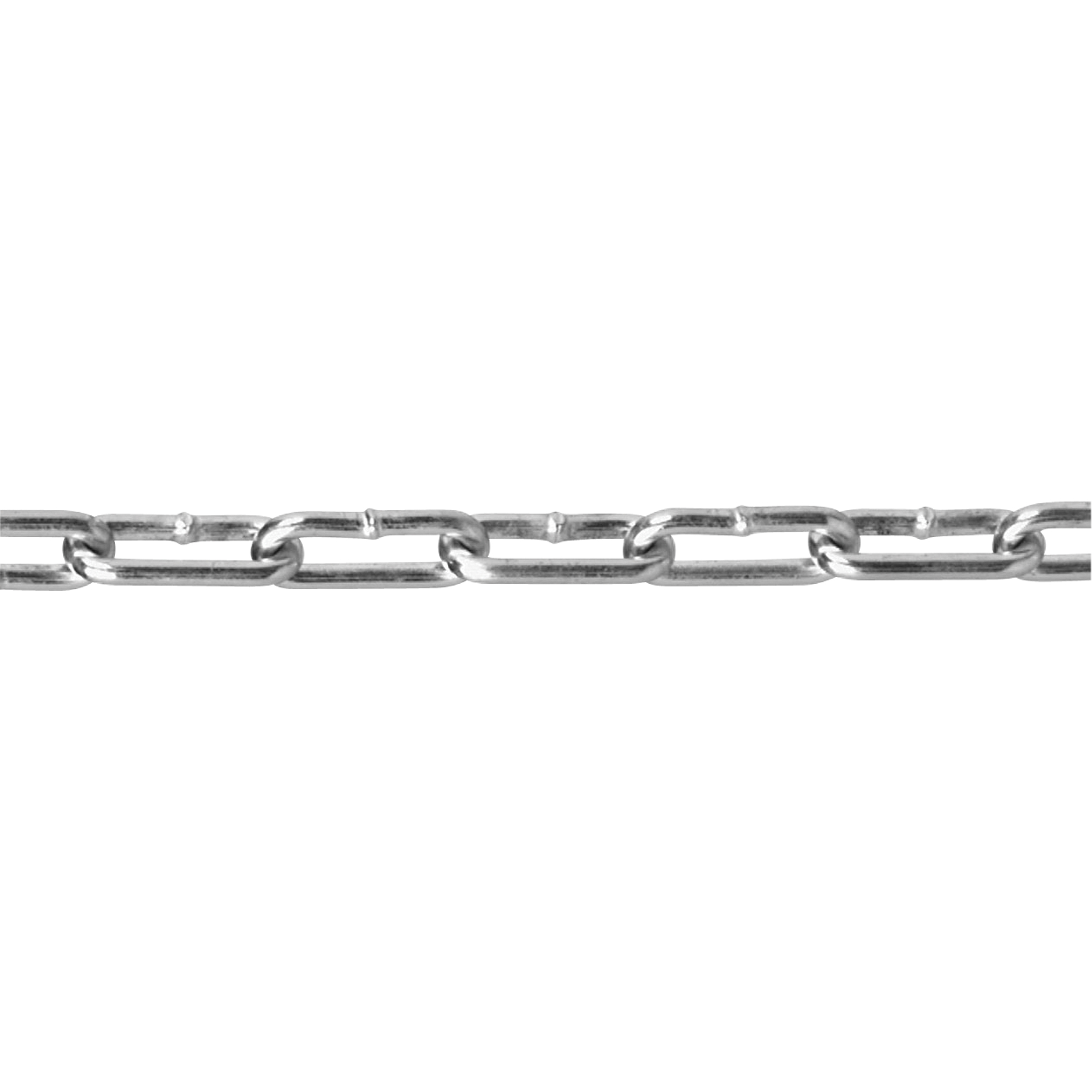 Chaînes, Acier au carbone, 2/0 x 100' (30,4 m) l, Calibre 30, Charge d'utilisation 520 lb (0,26 tonne)