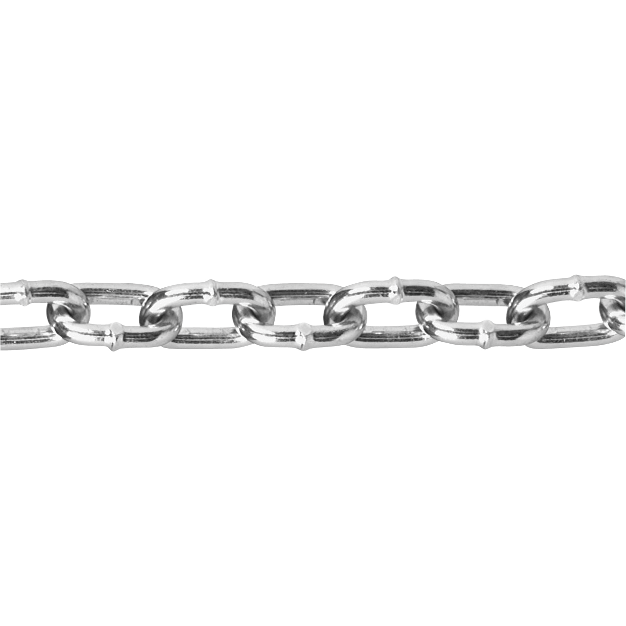 Chaînes, Acier au carbone, 2/0 x 100' (30,4 m) l, Calibre 30, Charge d'utilisation 545 lb (0,2725 tonne)