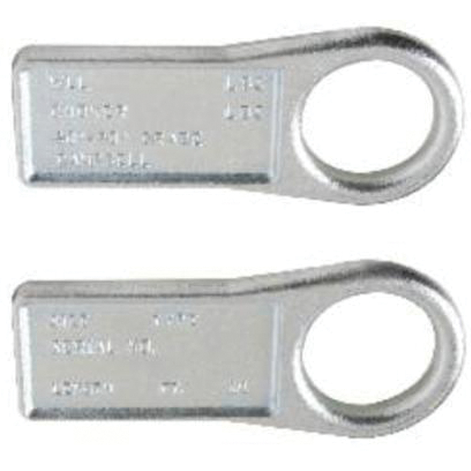 Étiquette d'identification forgée