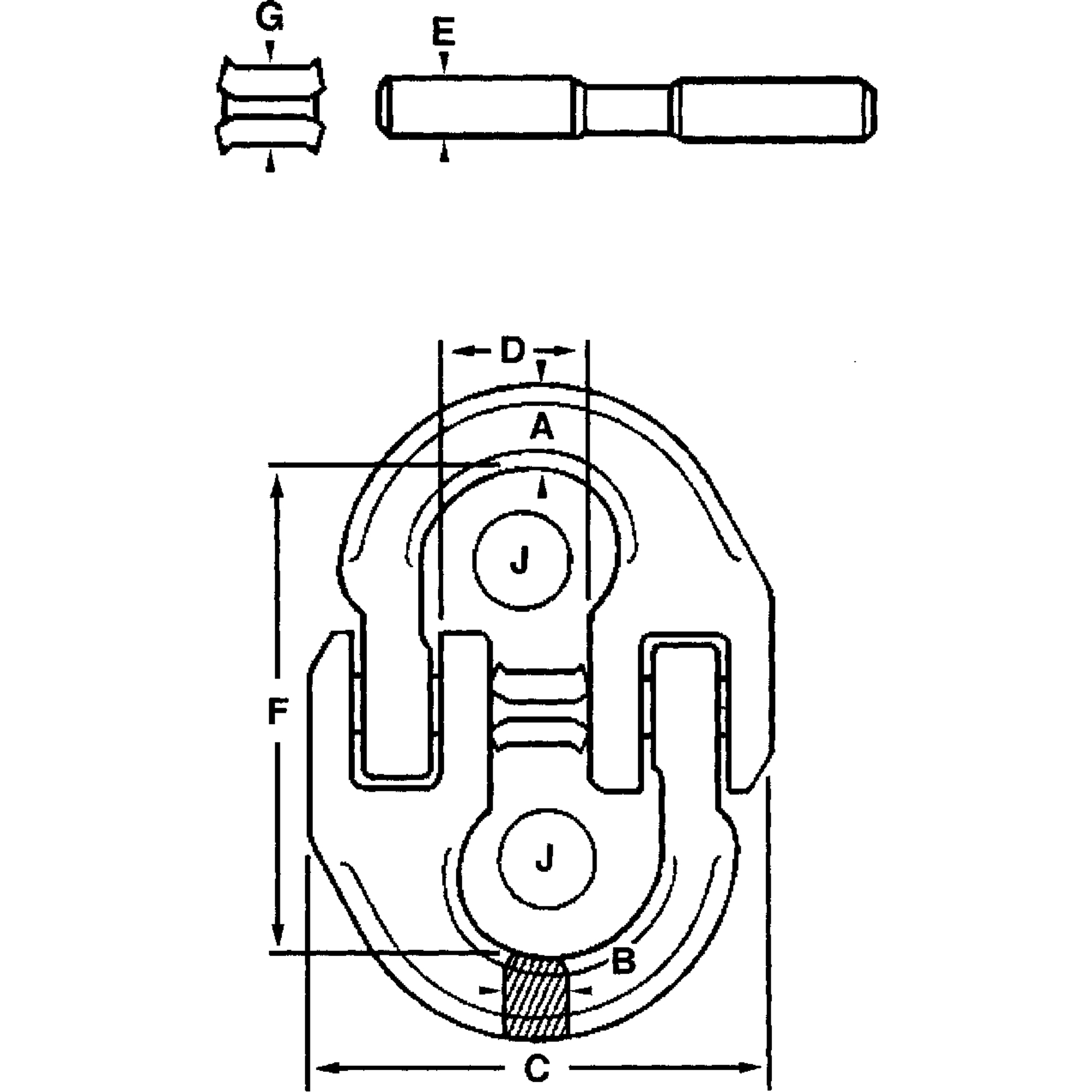 Maillons de connexion en acier allié – Image 2