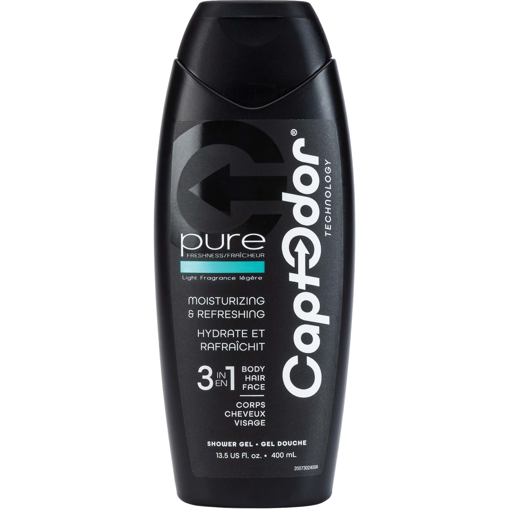 Gel douche 3 en 1, 400 ml, Pure fraîcheur, Bouteille