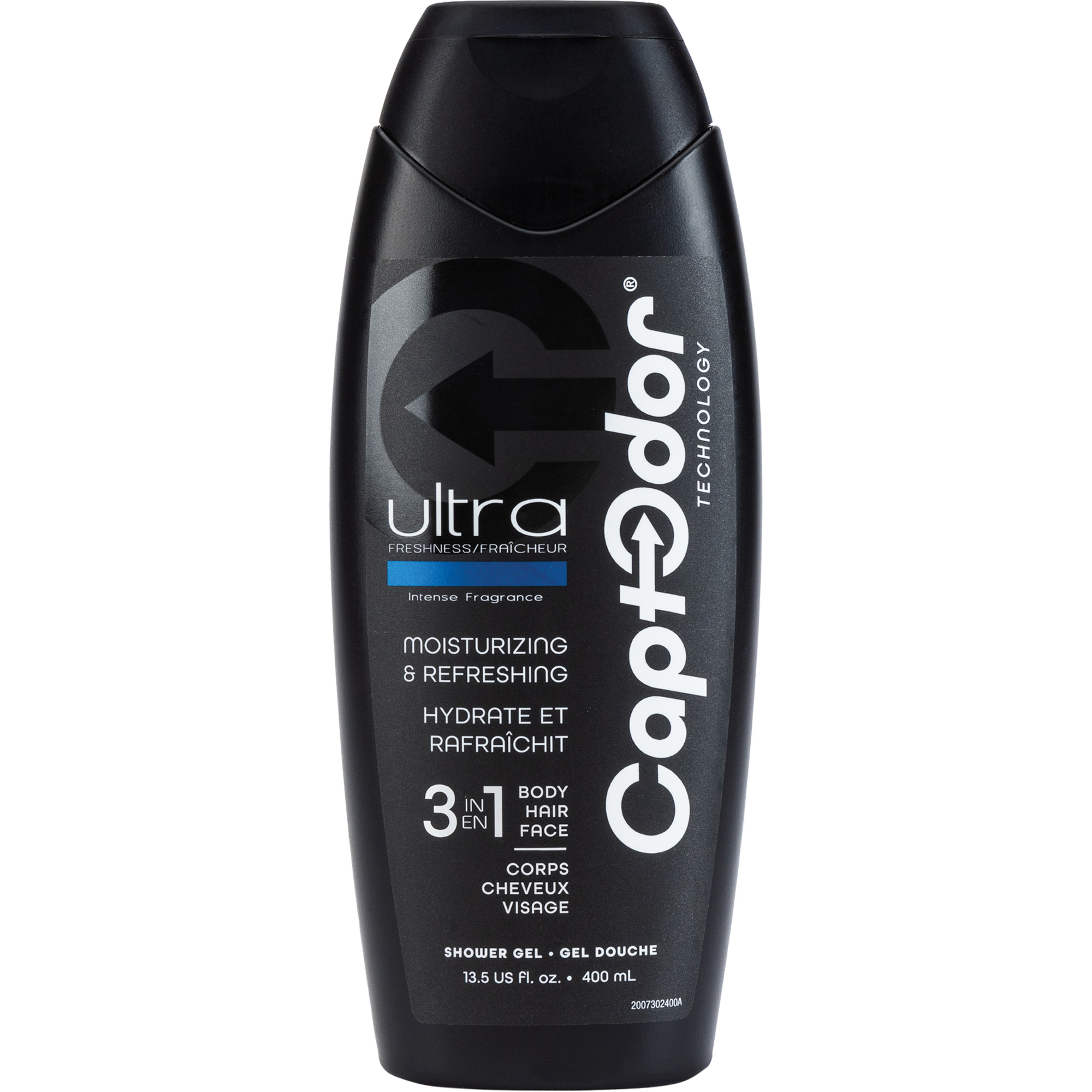 Gel douche 3 en 1, 400 ml, Ultra fraîcheur, Bouteille