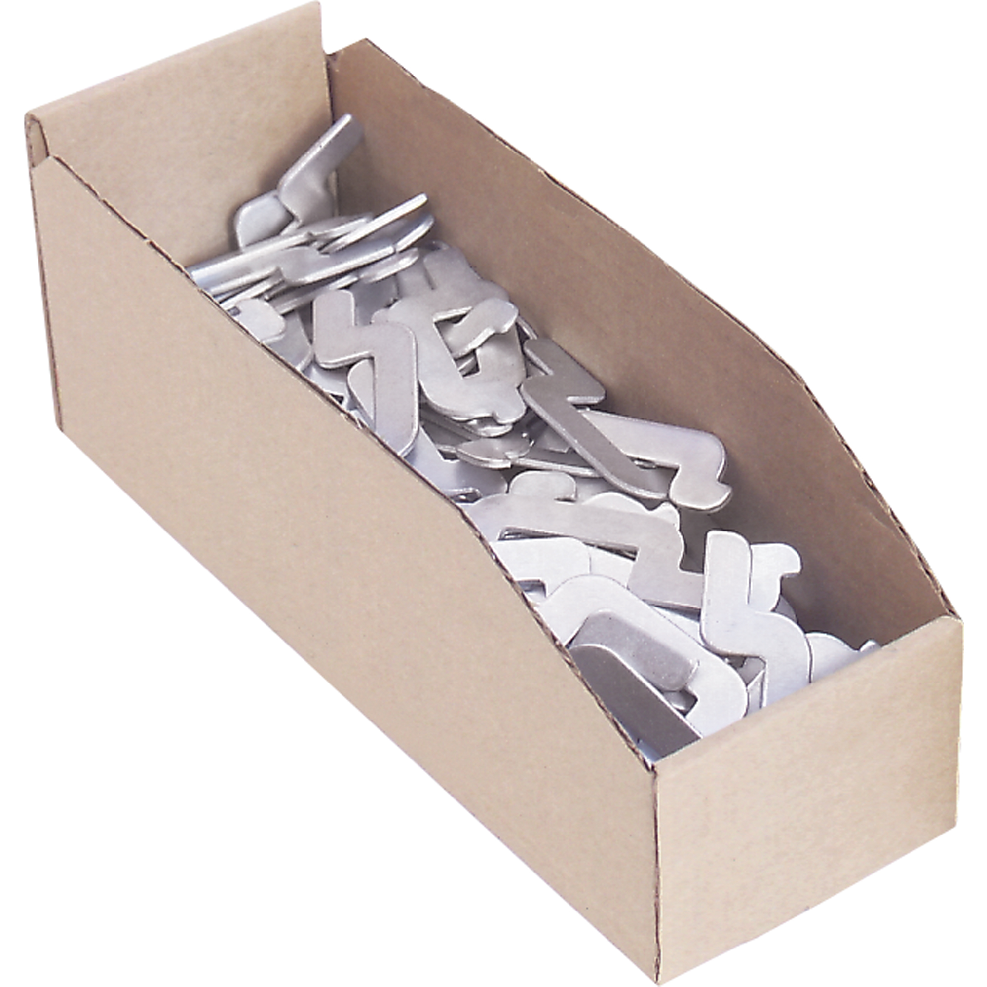 Boîtes en carton-fibre ondulé - Profondeur 12", 4" la x 12" p x 4-1/2" h, Beige