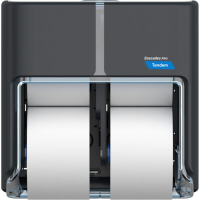 Distributeur haute capacité de papier hygiénique Pro TandemMC à quatre rouleaux, Multiple Capacité du rouleau