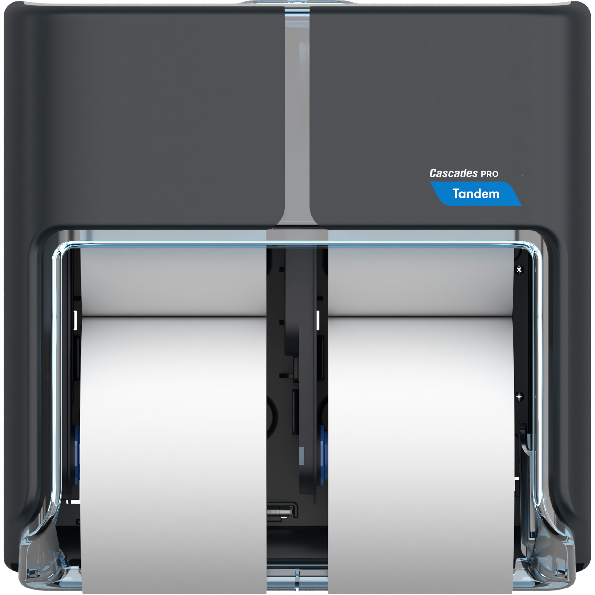 Distributeur haute capacité de papier hygiénique Pro TandemMC à quatre rouleaux, Multiple Capacité du rouleau