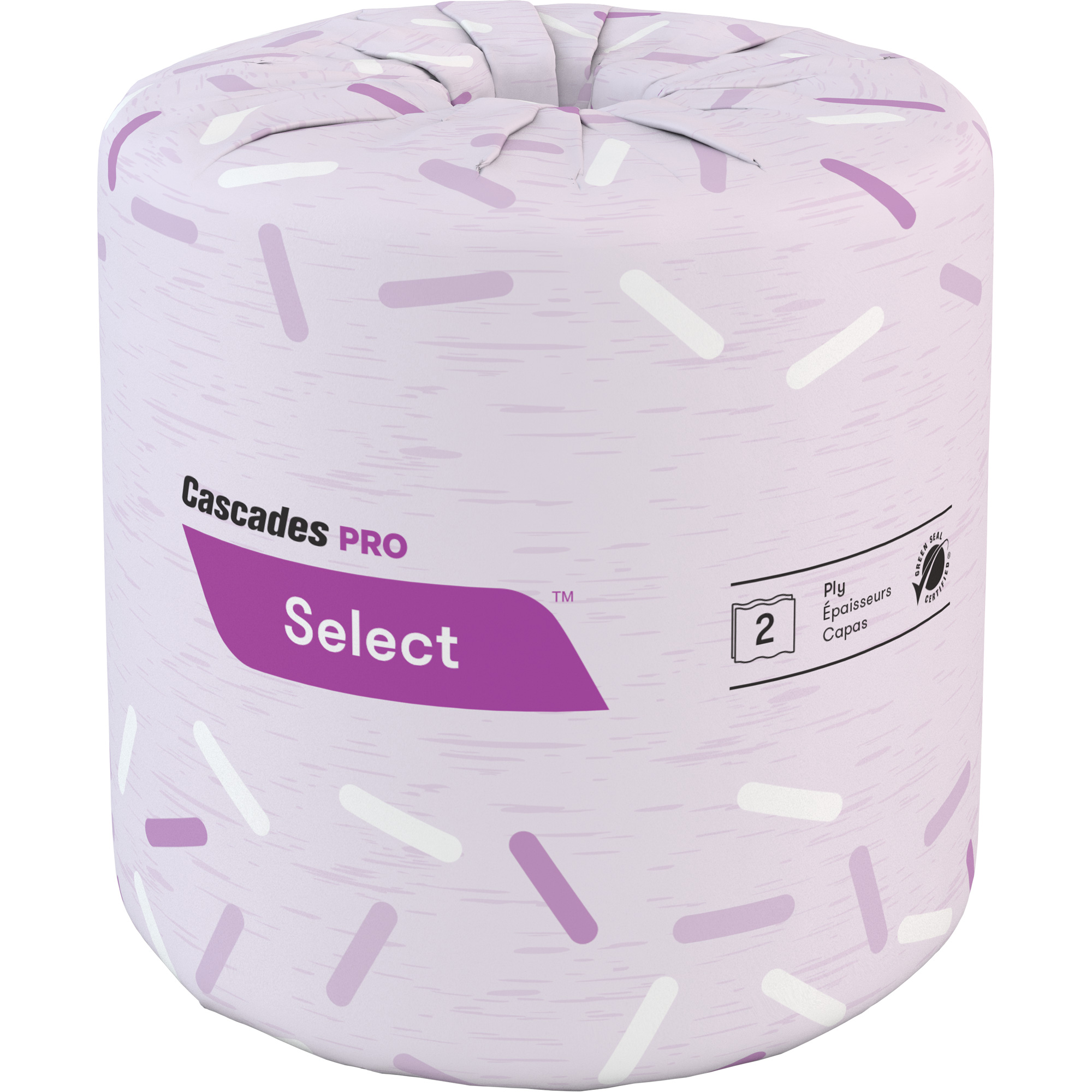Papier hygiénique Pro SelectMD, 2 Pli, 500 Feuilles/Rouleu, Blanc