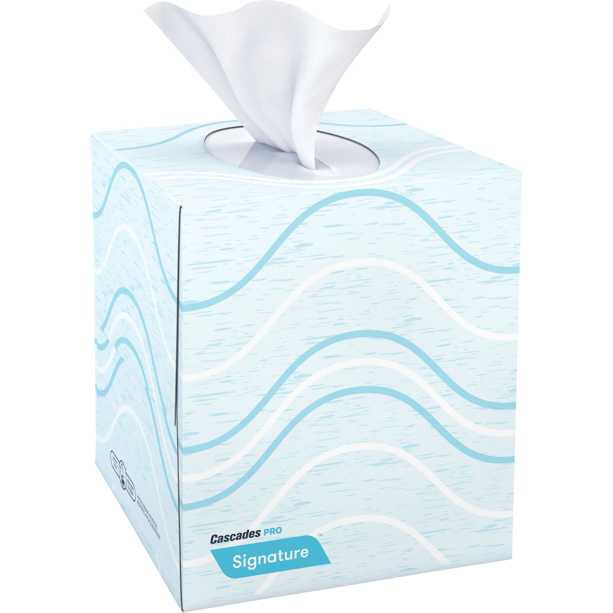 Papier-mouchoir Pro SignatureMC, 2 pli, 8" lo x 8" la, 90 feuilles/boîte