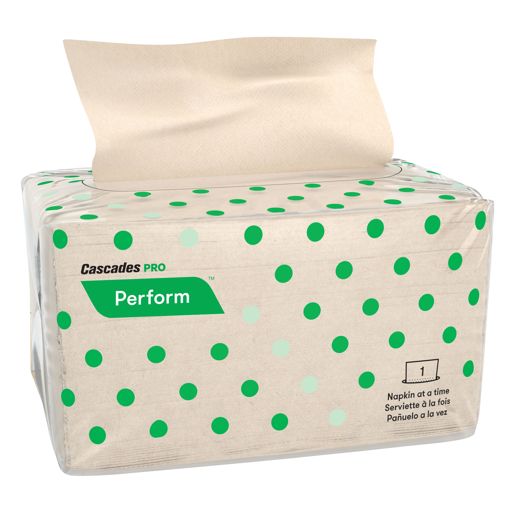 Serviettes enchevêtrées Pro PerformMC, 1 pli, 4,25" x 6,5"