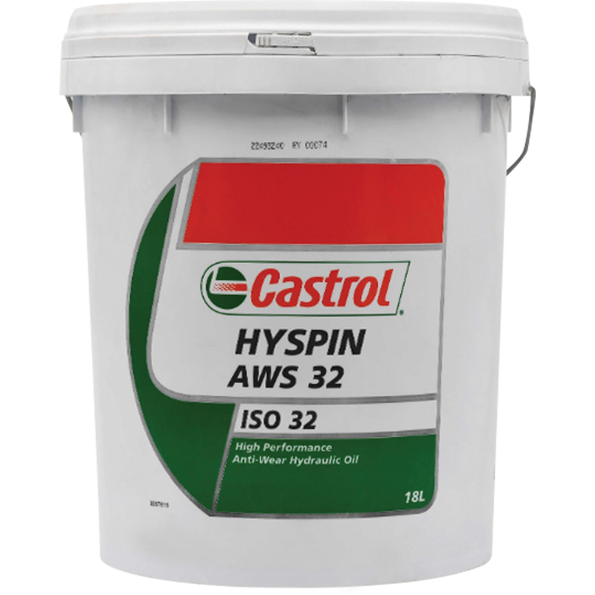 Huile hydraulique Hyspin AWS 32, 18,93 L