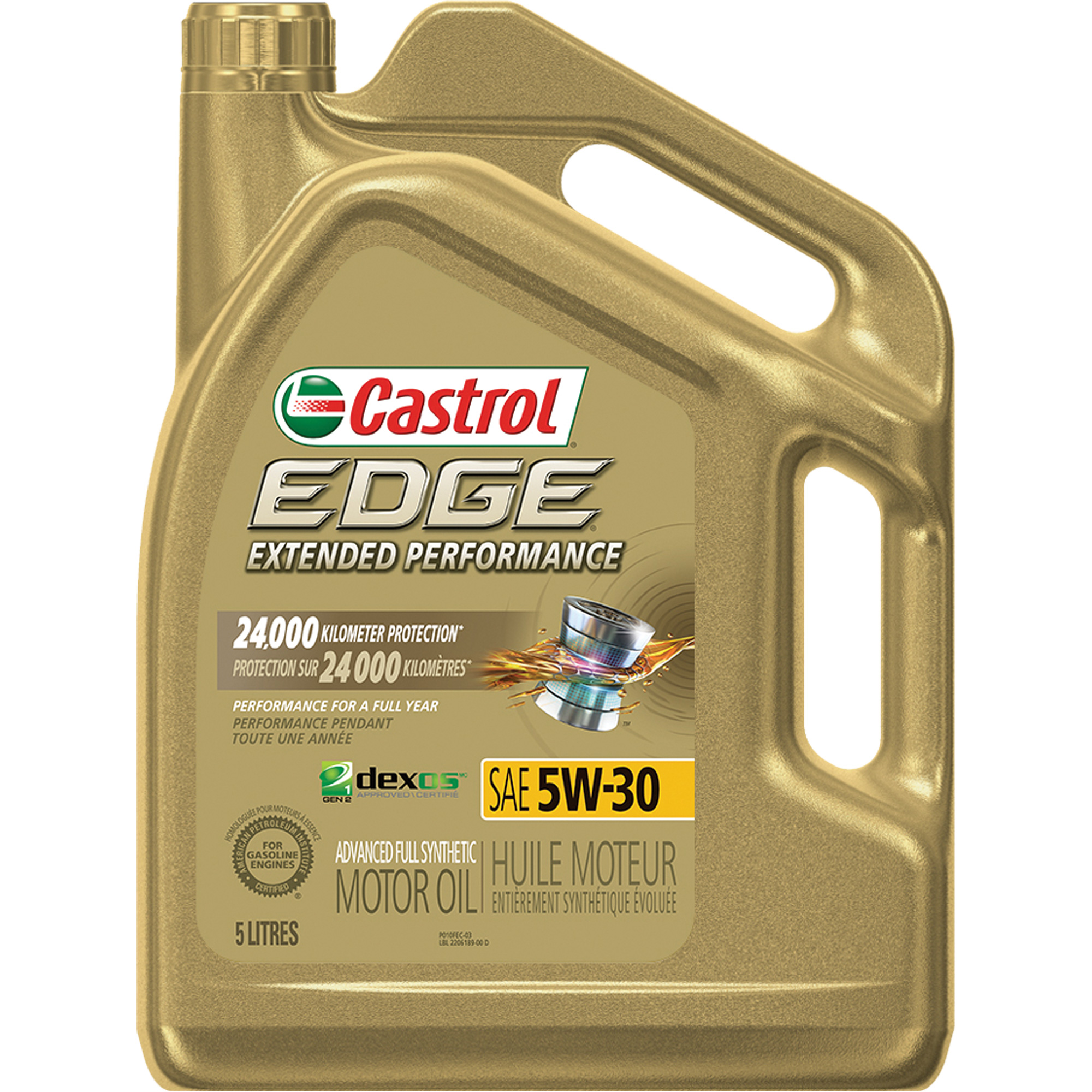 Huile pour moteur performance prolongée 5W-30 EdgeMD, 5 L, Cruche