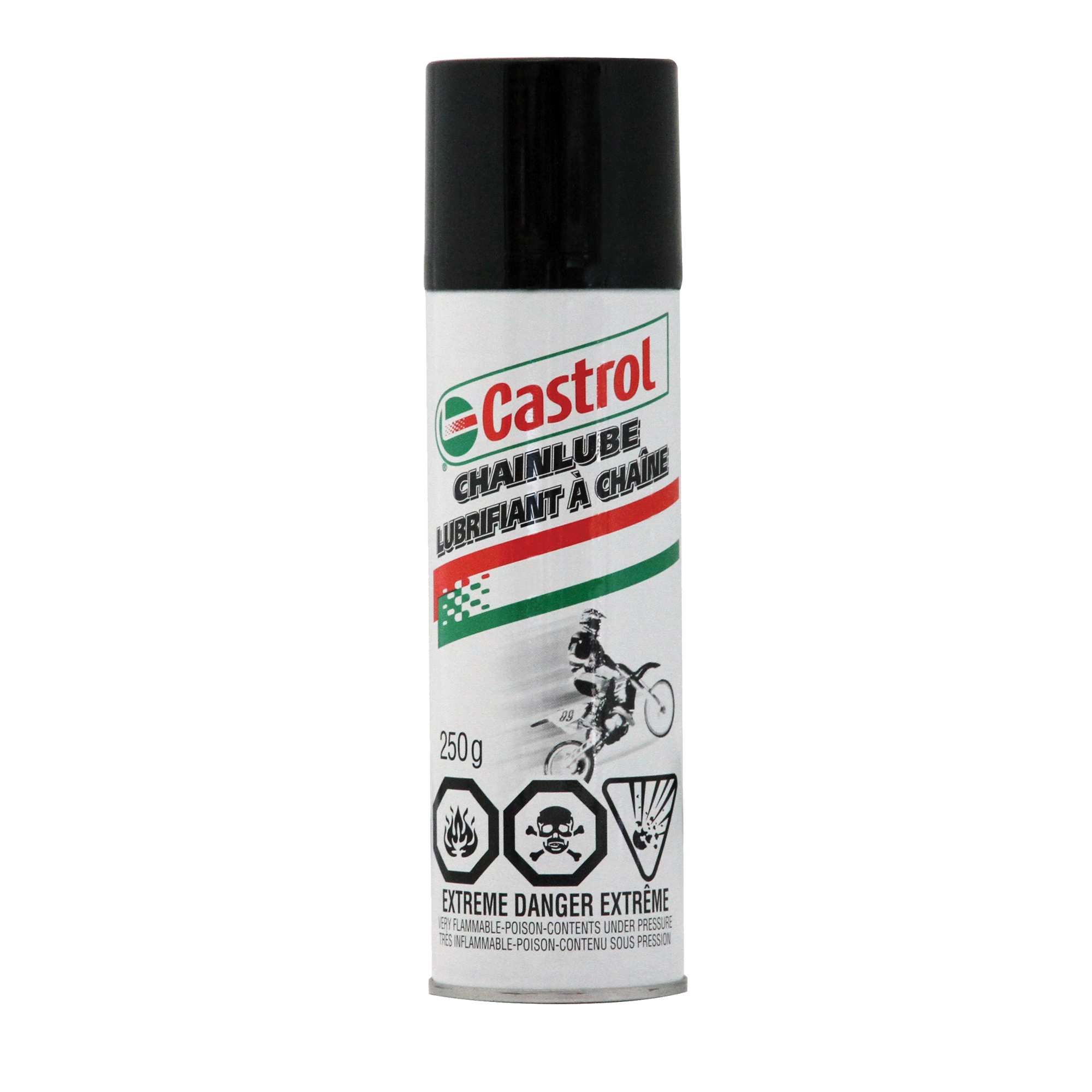 Lubrifiant à chaîne en aérosol, Canette aérosol