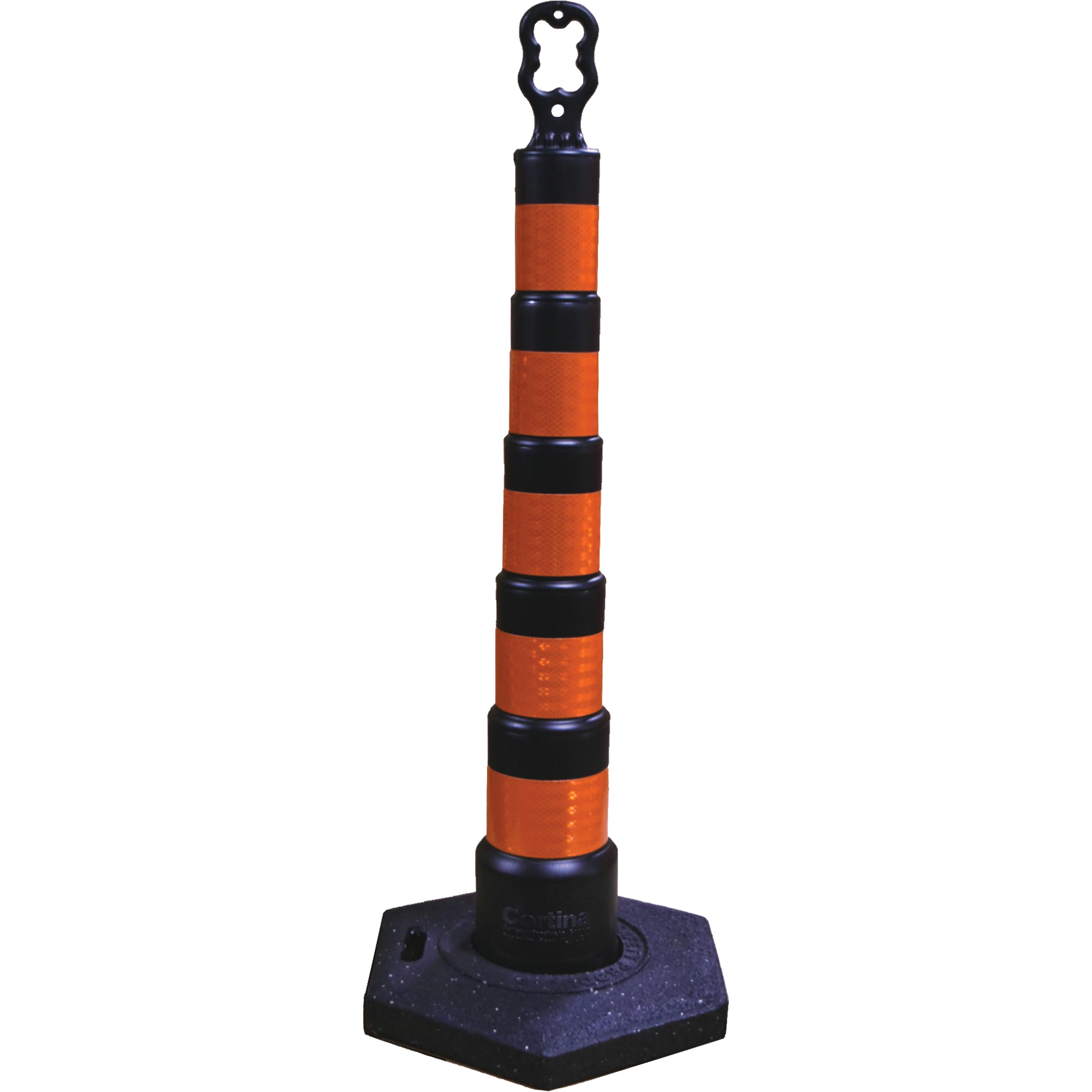Délinéateurs de déviation Grip N GoMC, Hauteur 49", Noir