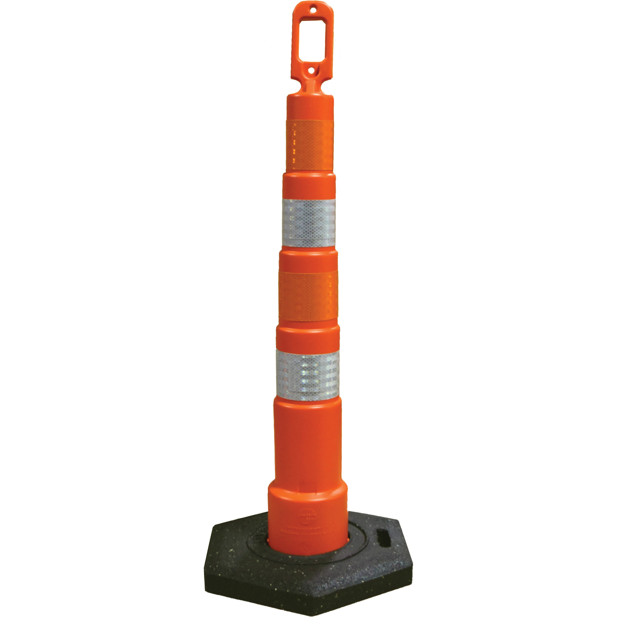 Délinéateurs de déviation Grip N GoMC, Hauteur 49", Orange