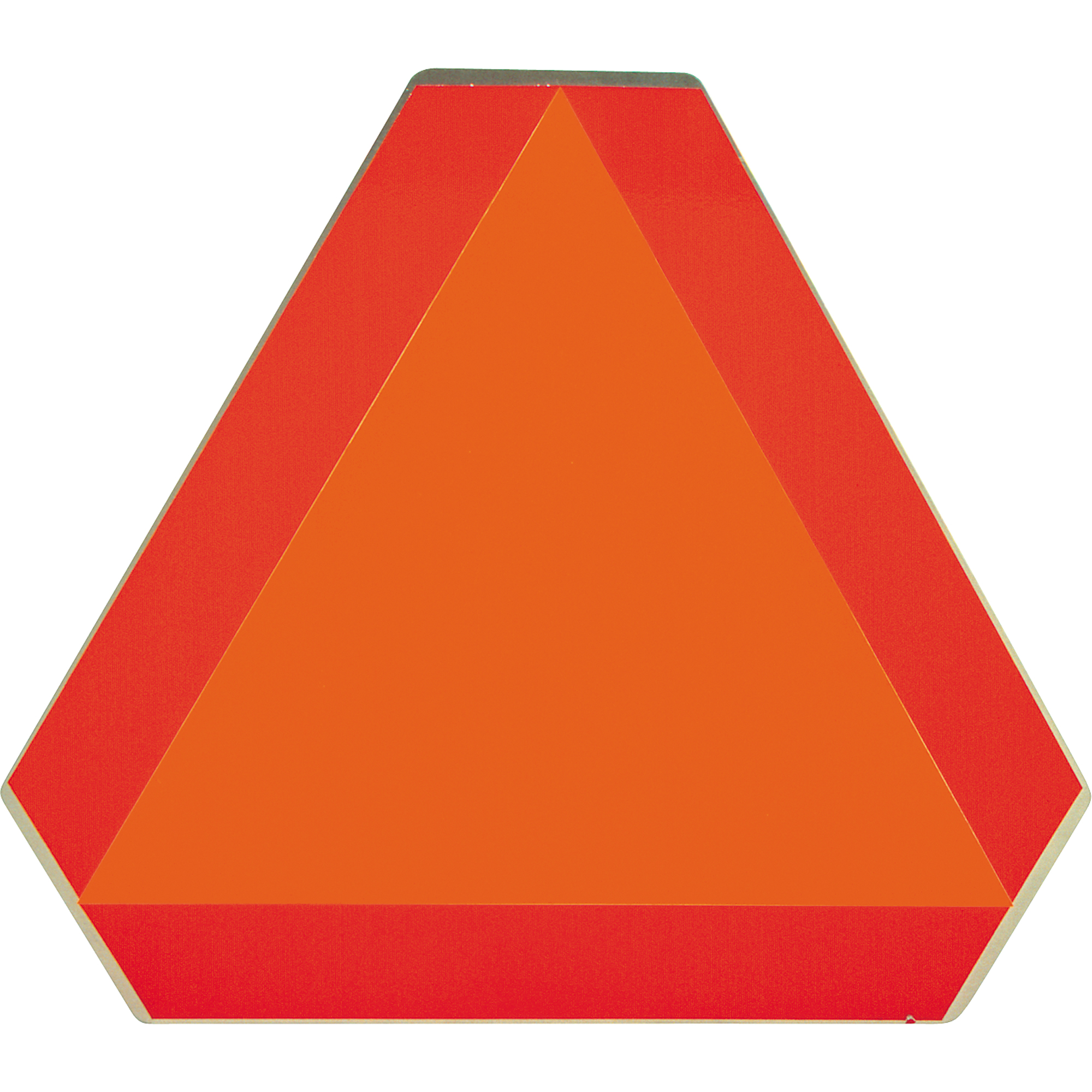 Panneaux de signalisation pour véhicules lents, Aluminium, 16" la x 16" h