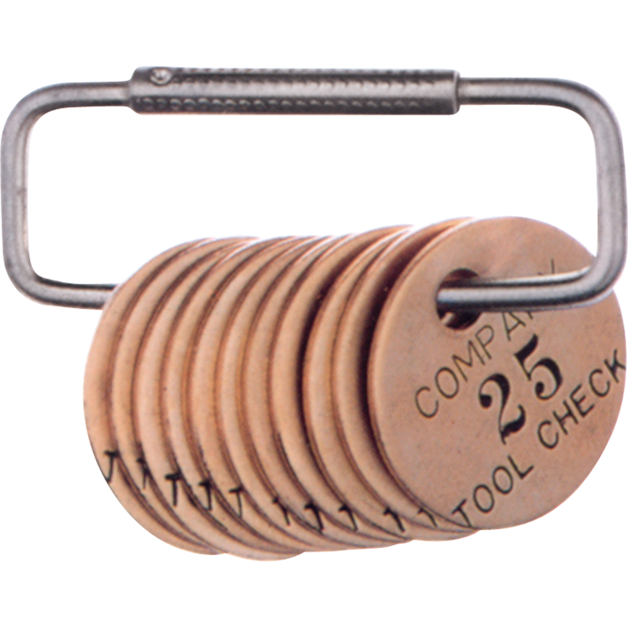 Anneaux fendus pour étiquettes, 3", Acier