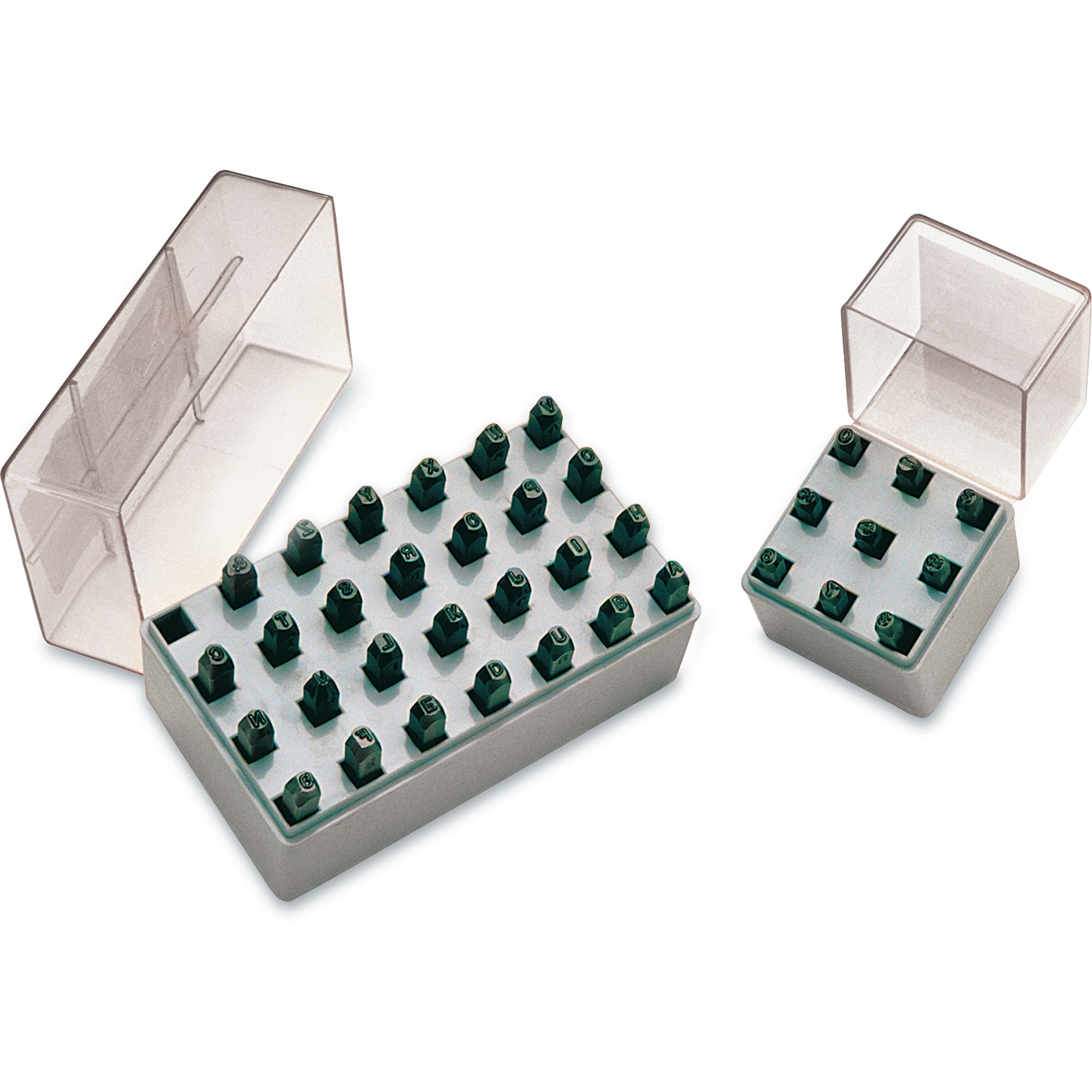 Ensembles de tampons manuels en acier, 1/2"