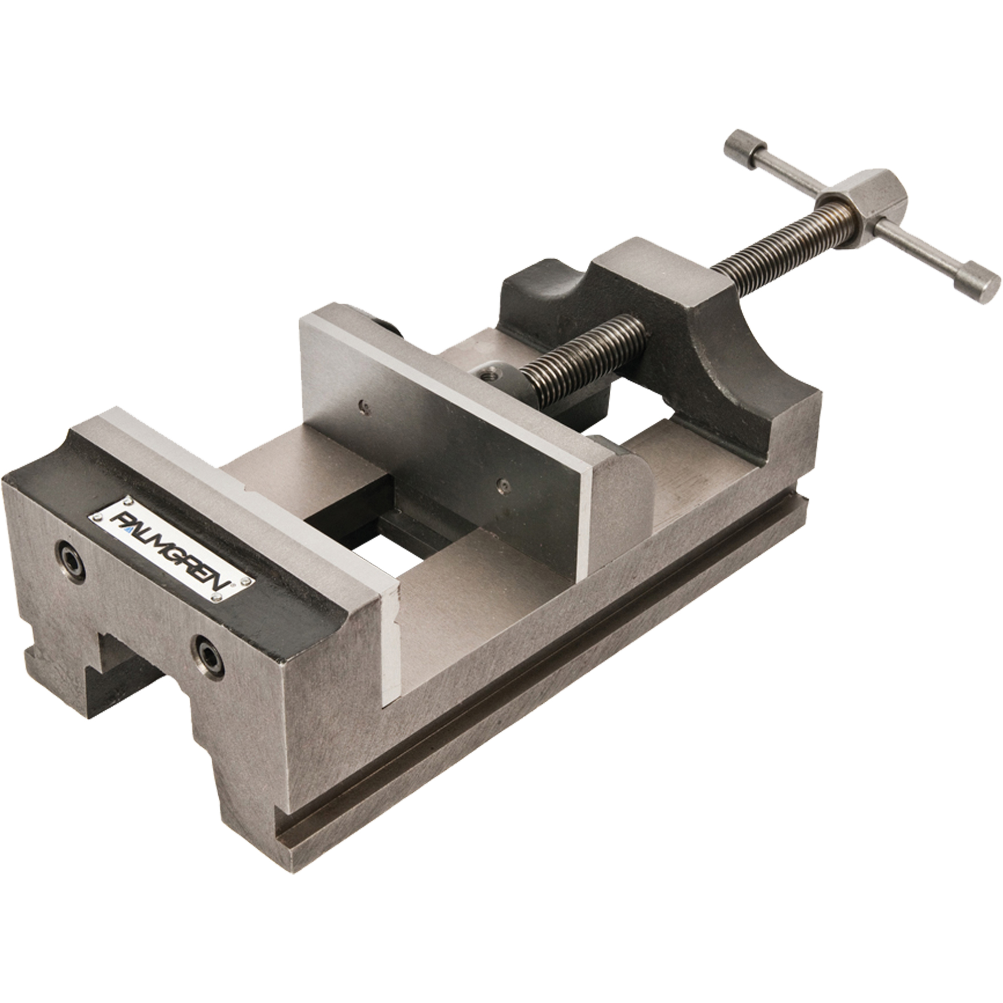 Étau pour perceuse à colonne traditionnel PalmgrenMD, Largeur des mâchoires 6", Profondeur de la gorge 2", Base Universel