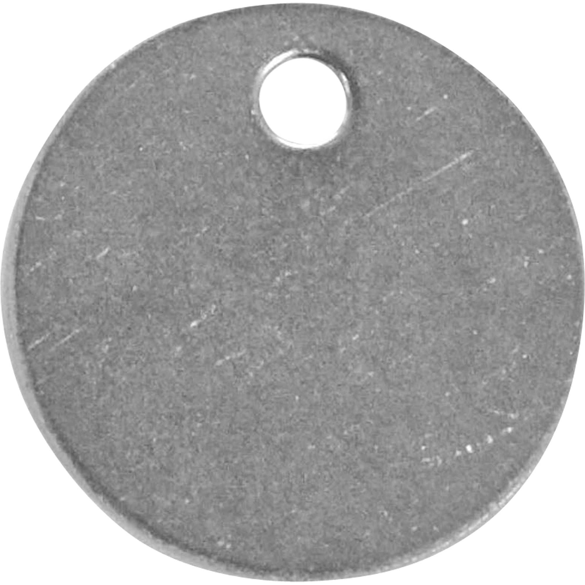 Étiquettes vierges, Acier inoxydable, 1,25" dia.