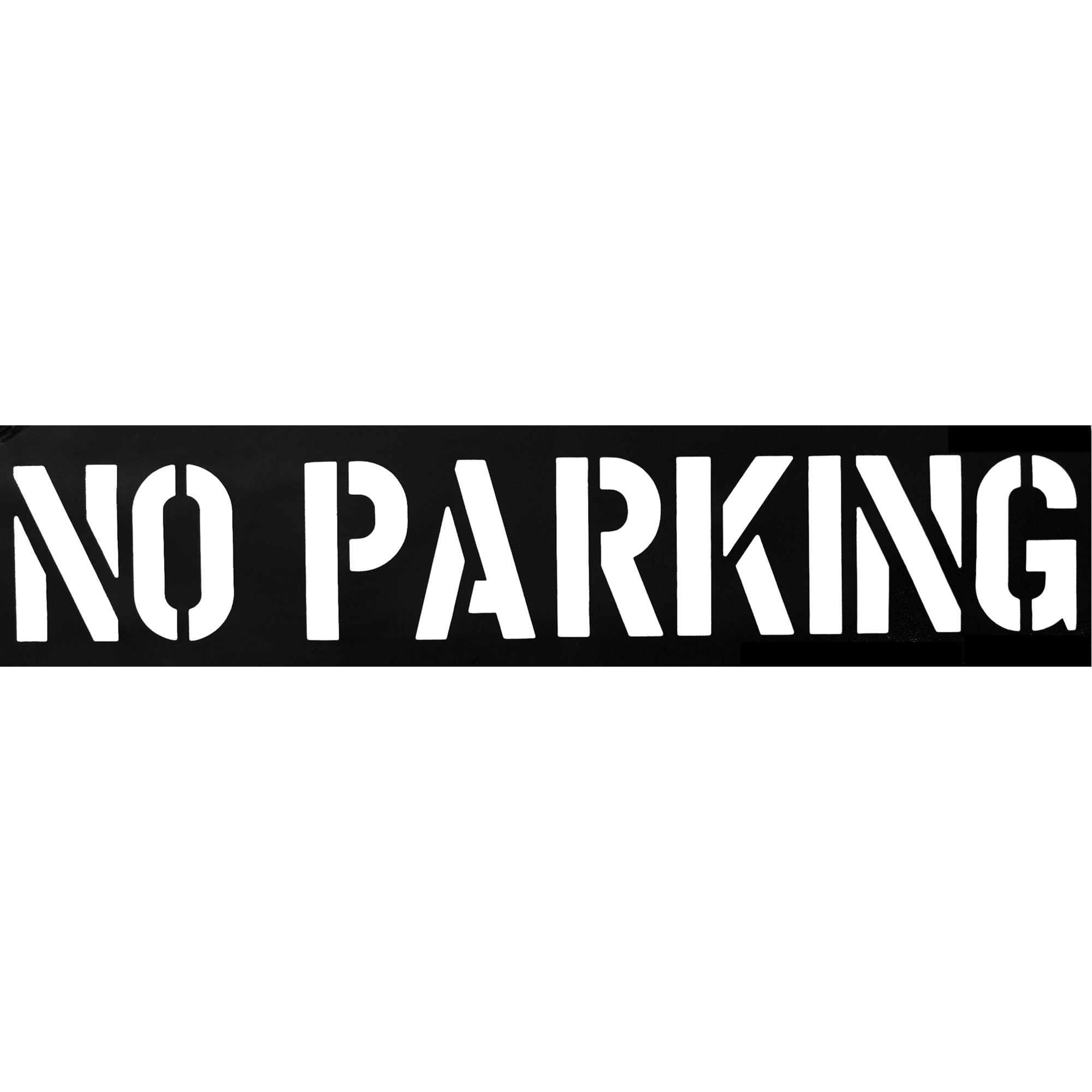Pochoirs pour parc de stationnement, Anglais, 12"
