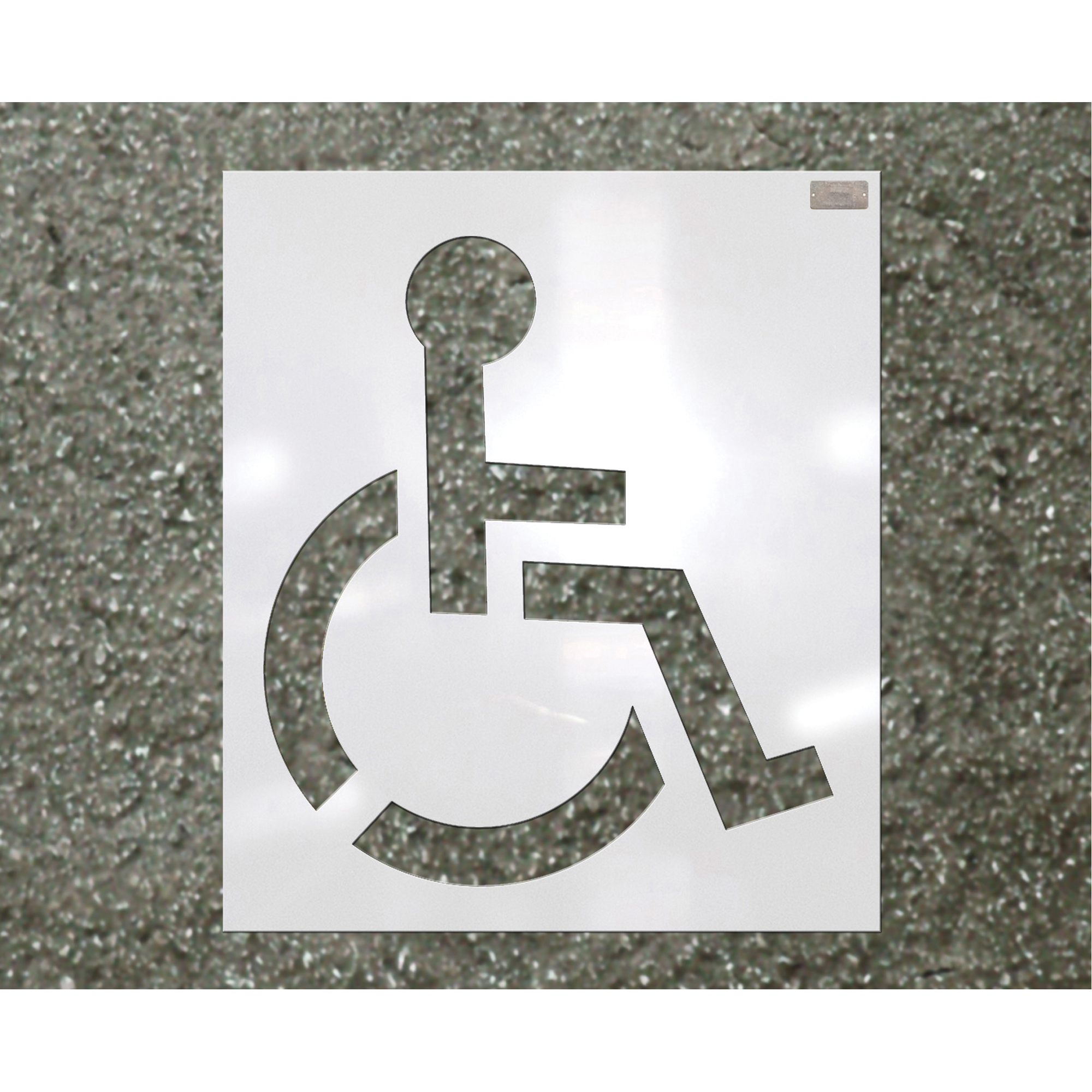 Pochoirs pour parc de stationnement, Pictogramme, 39"