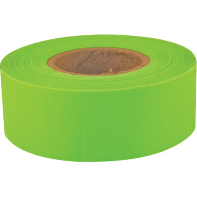 Ruban de signalisation Sub-Zero, 1,2" la x 150' lo, Lime fluorescent