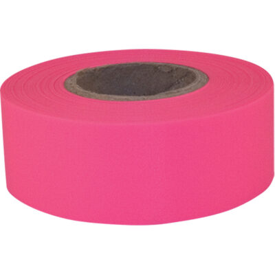 Ruban de signalisation Sub-Zero, 1,2" la x 150' lo, Rose fluorescent