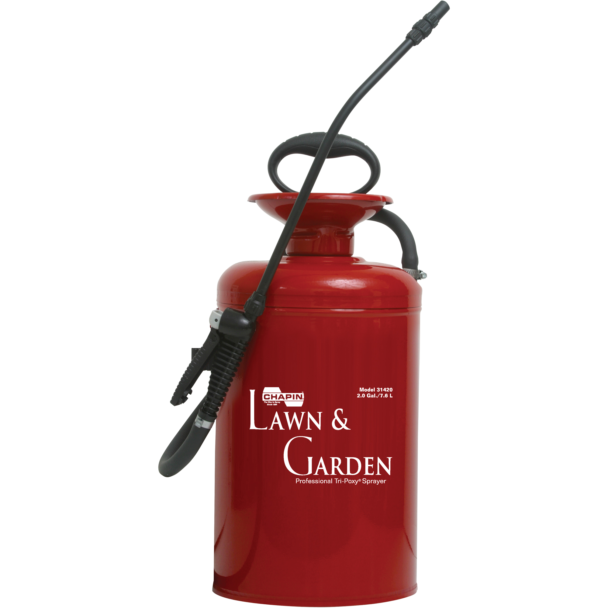 Vaporisateur tri-poxy série pelouse & jardin, 2 gal. (7,6 L), Acier, Lance de 12"