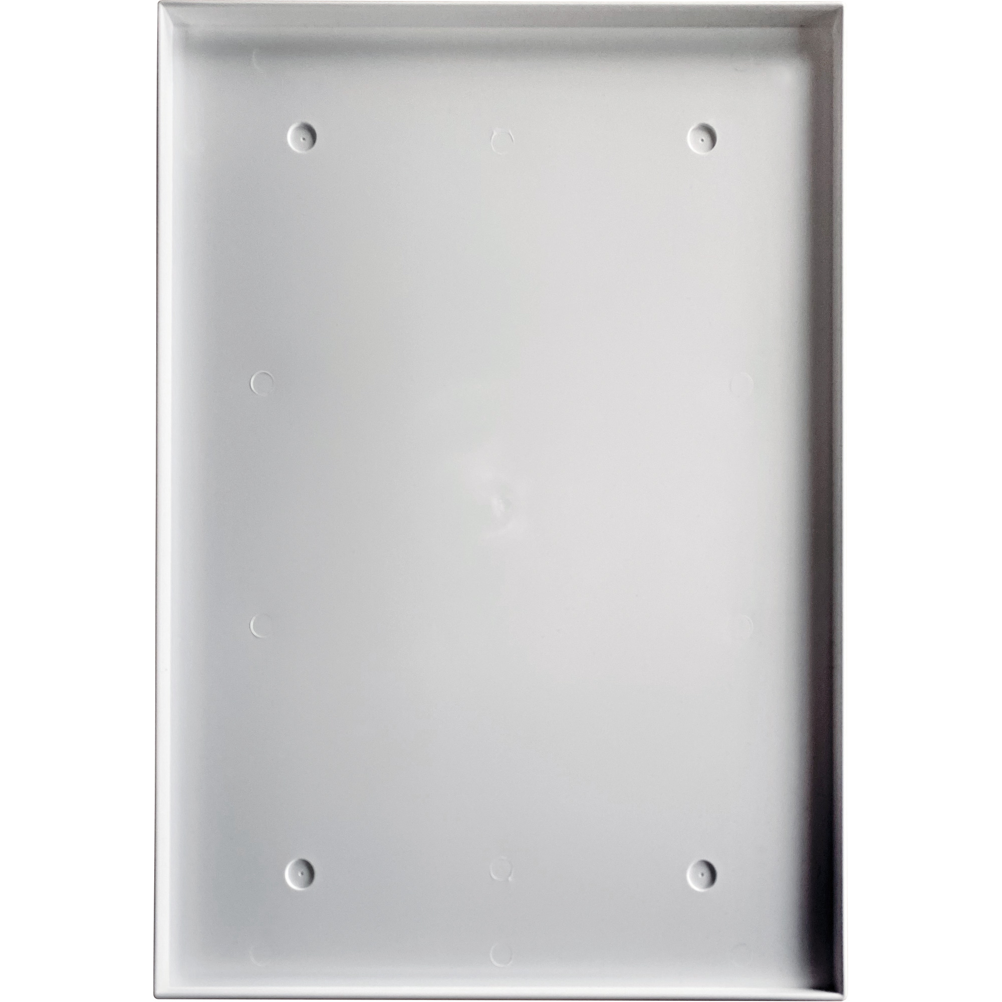 Fond de casier, Convient aux casiers 12" x 18", Blanc, Plastique