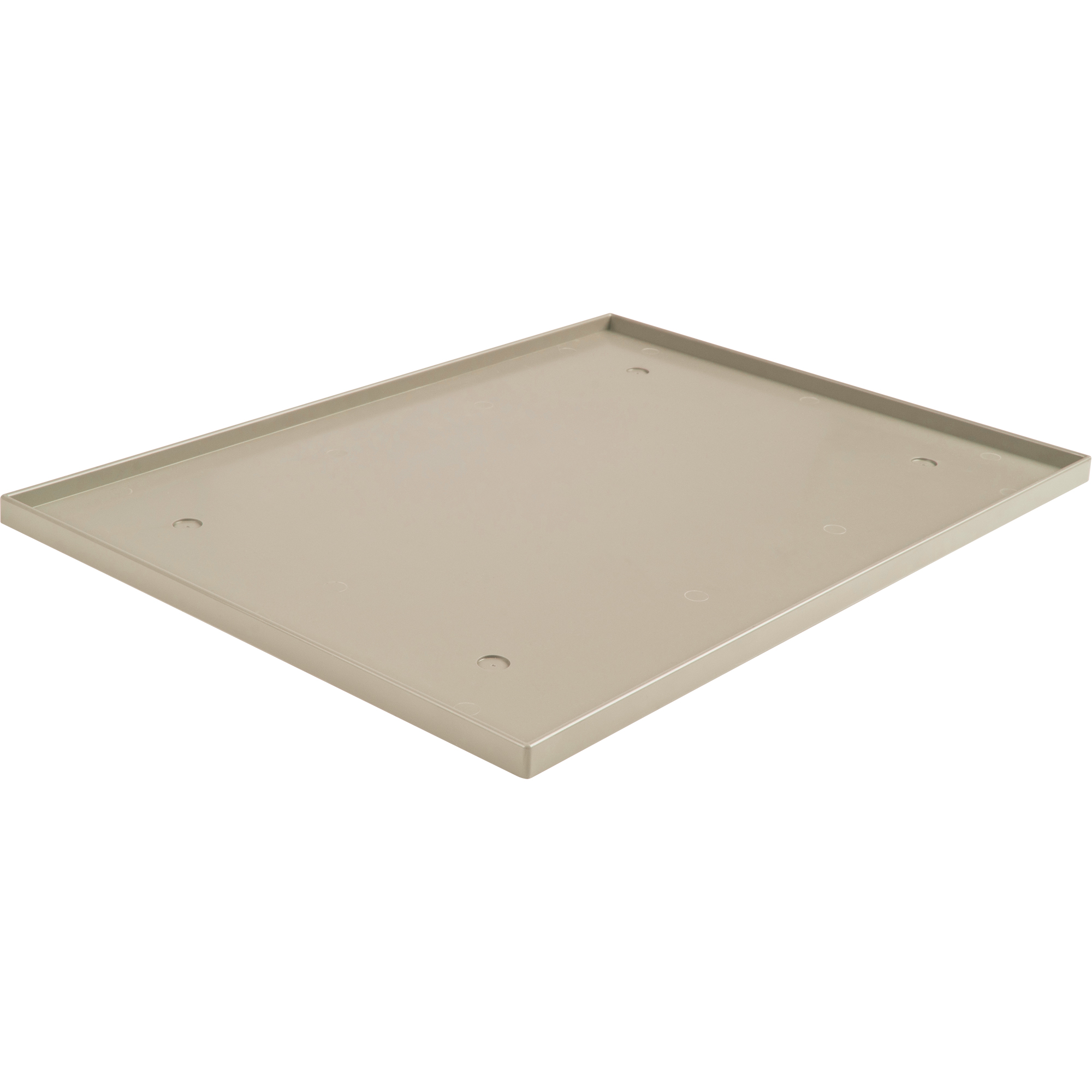 Fond de casier, Convient aux casiers 10" x 18", Beige, Plastique