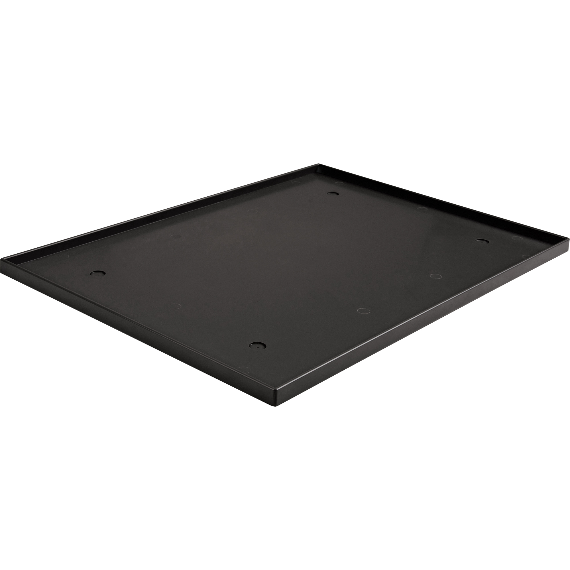 Fond de casier, Convient aux casiers 10" x 18", Noir, Plastique