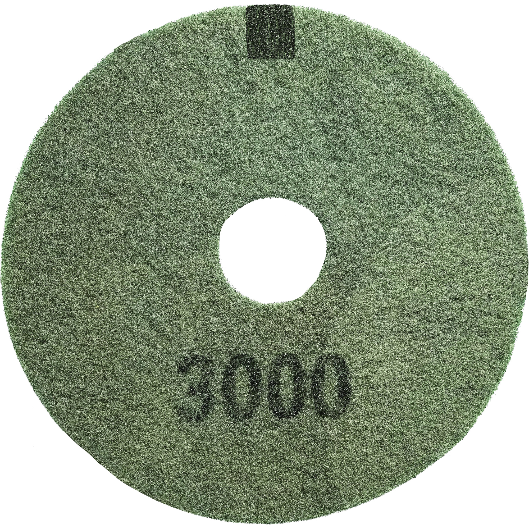 Tampon pour planchers, grain 3000, 14", À récurer/Décapant, Noir