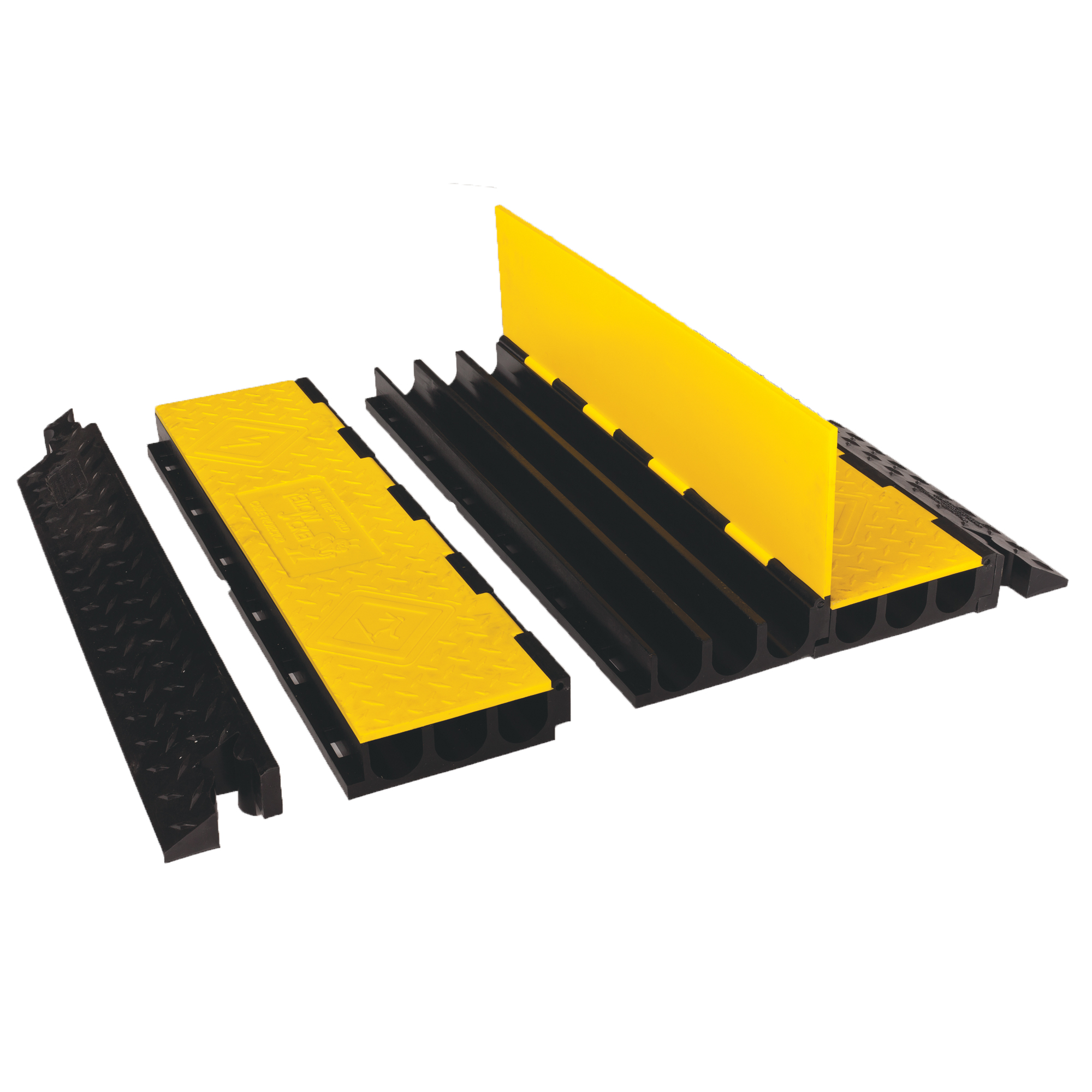 Ensemble de protection de câbles Yellow JacketMD, 3 canaux, 36" lo x 18,5" la x 3" h