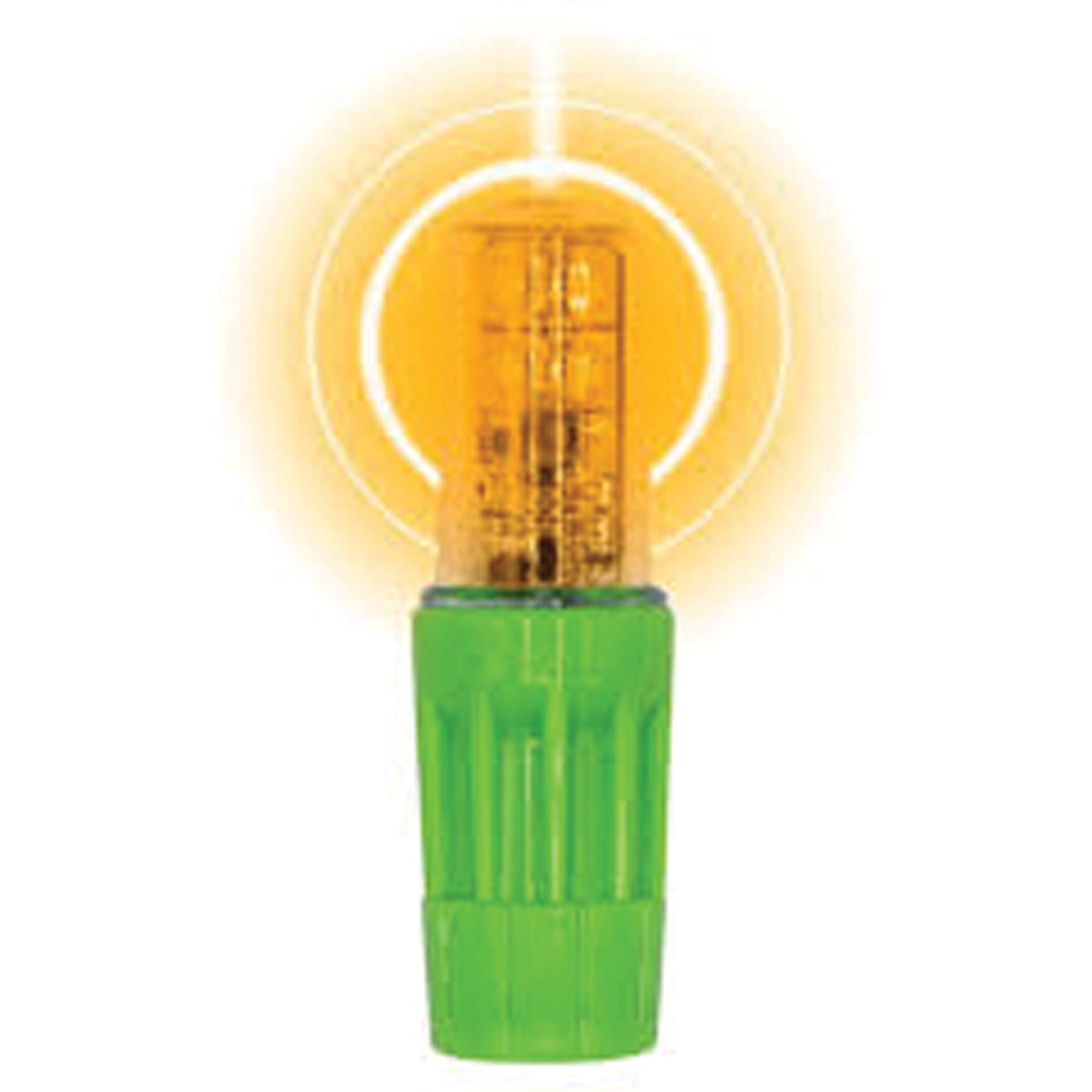 Lampe à DEL très lumineuse RocketMD II pour les fouets d'avertissement style à douille 1156, Clignotement, Ambrée