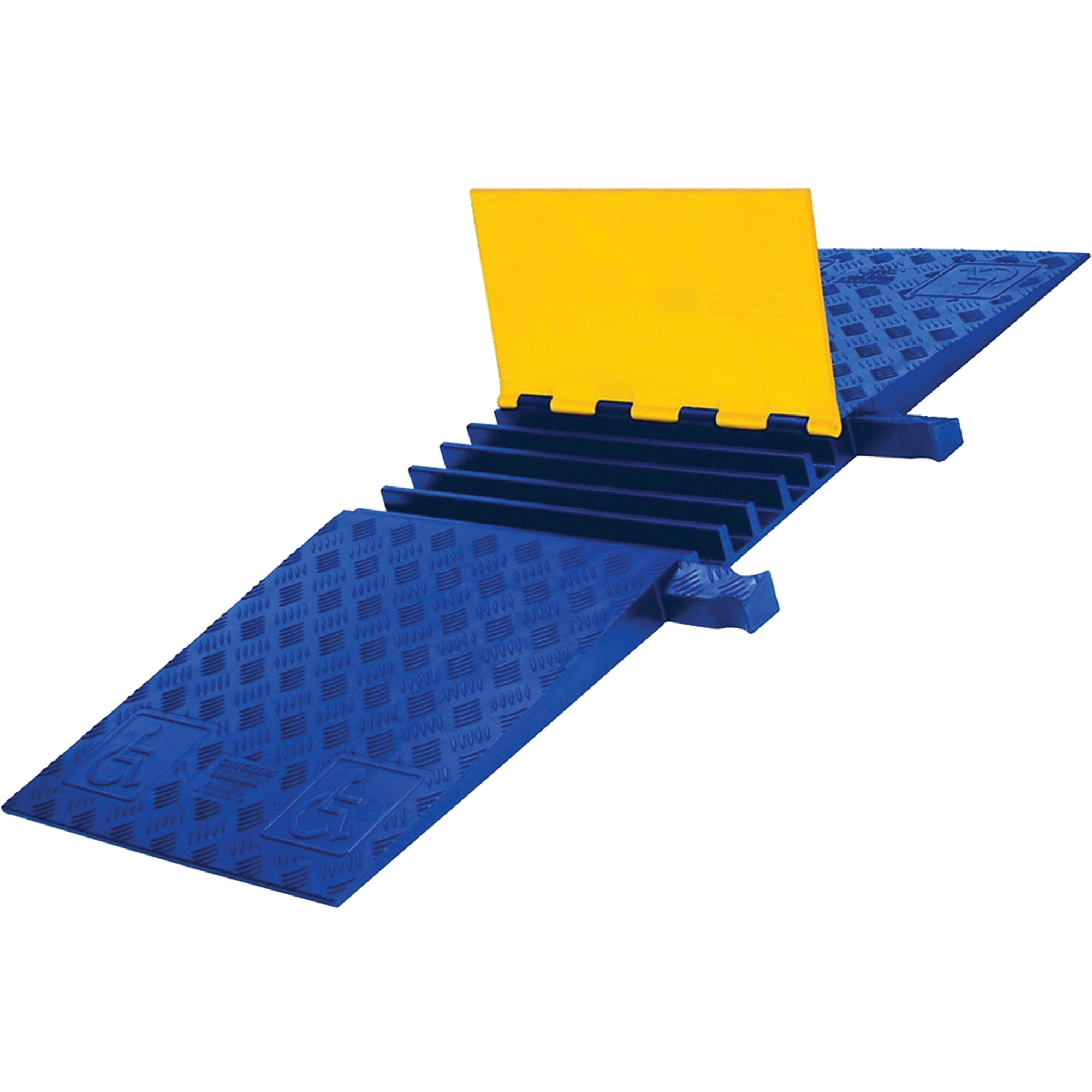 Protecteur de câble ADA/DDA robuste Yellow JacketMD, 5 canaux, 18" lo x 50" la x 1,875" h