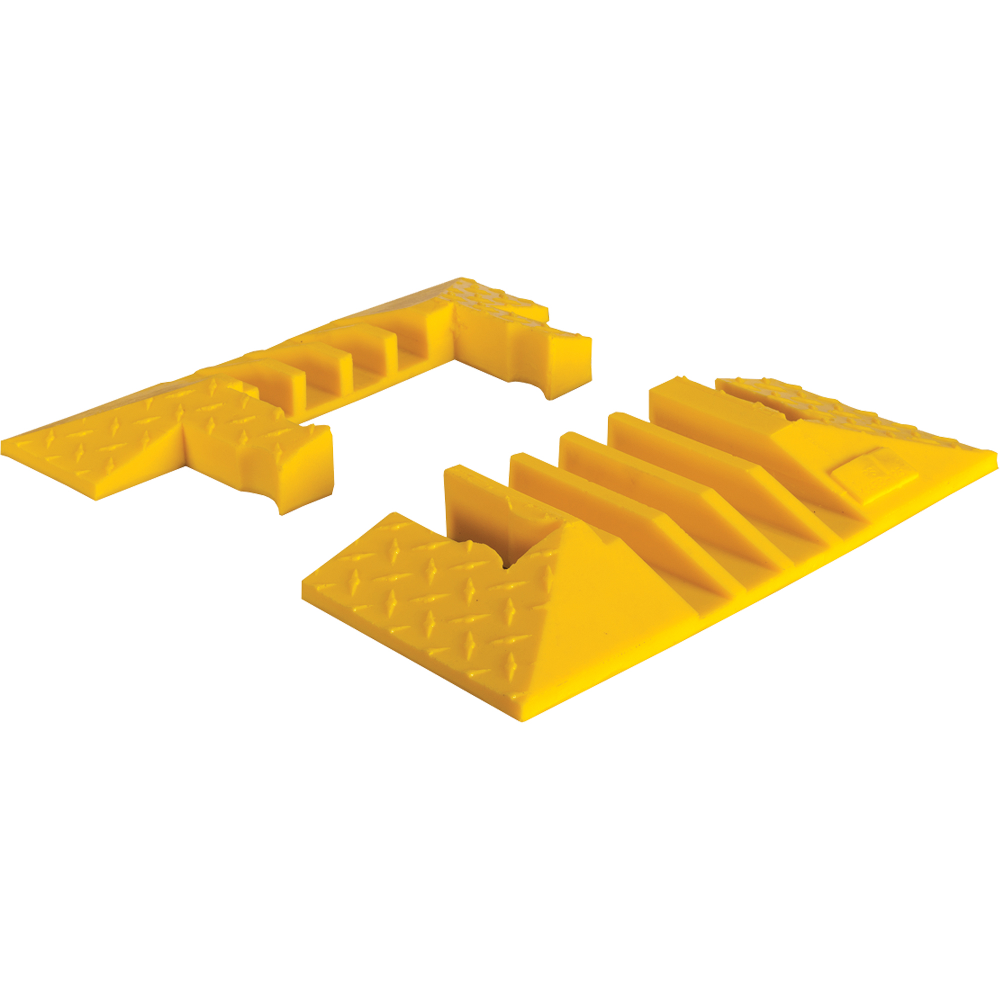 Protecteur de câble robuste à 4 canaux Yellow JacketMD, capuchons d'extrémité