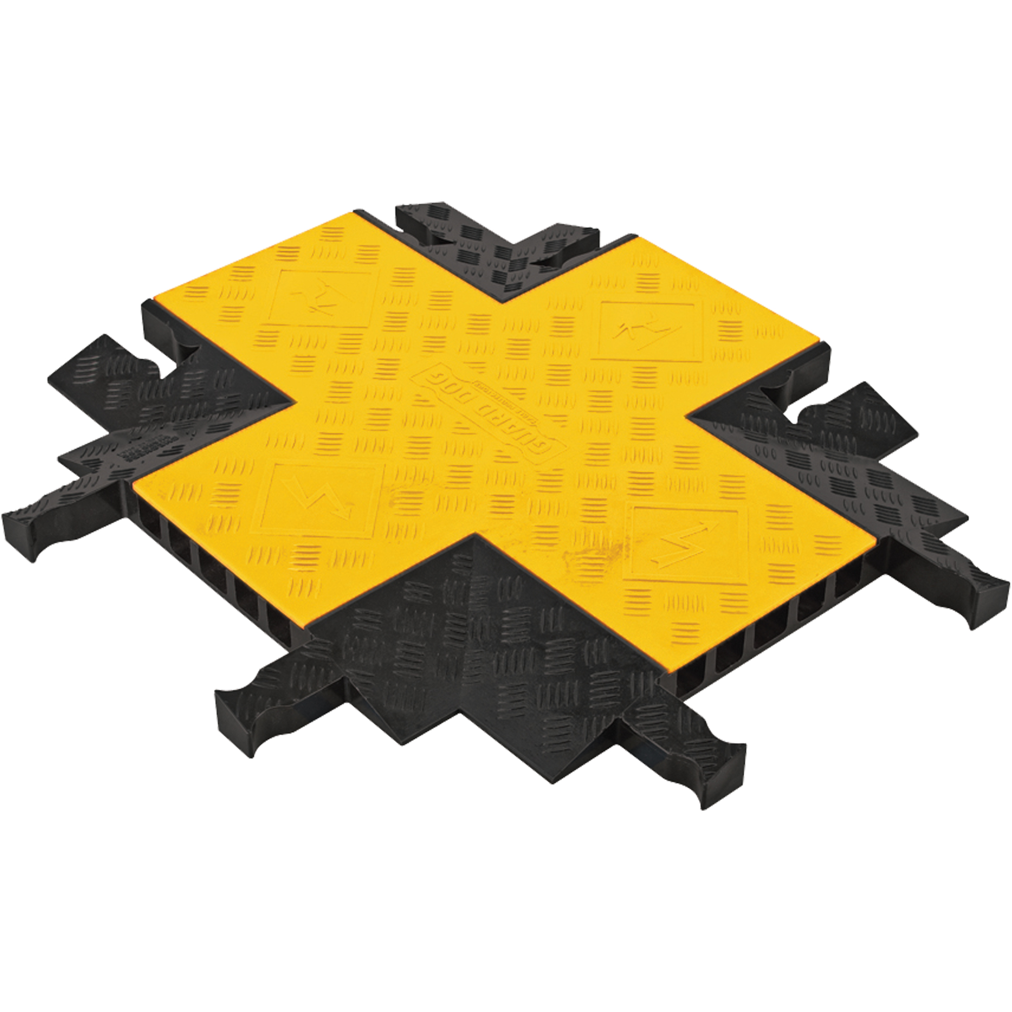 Protecteur de câble robuste à 5 canaux Yellow JacketMD, 4 connecteurs