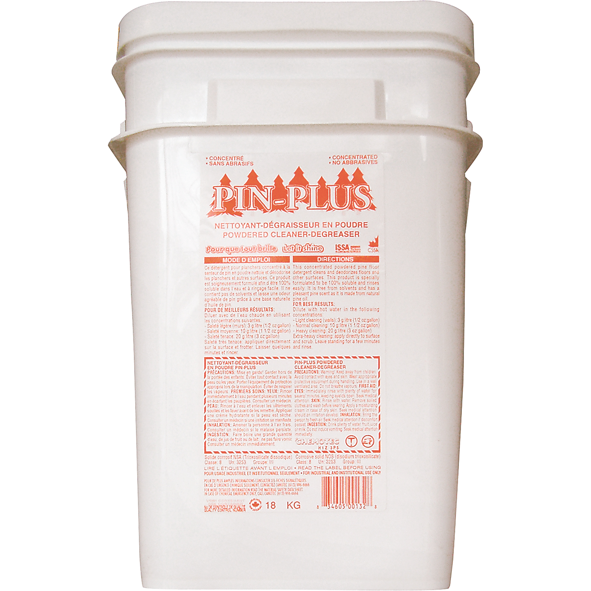 Nettoyant dégraissant Pin-Plus en poudre, 18 kg/18,0 kg