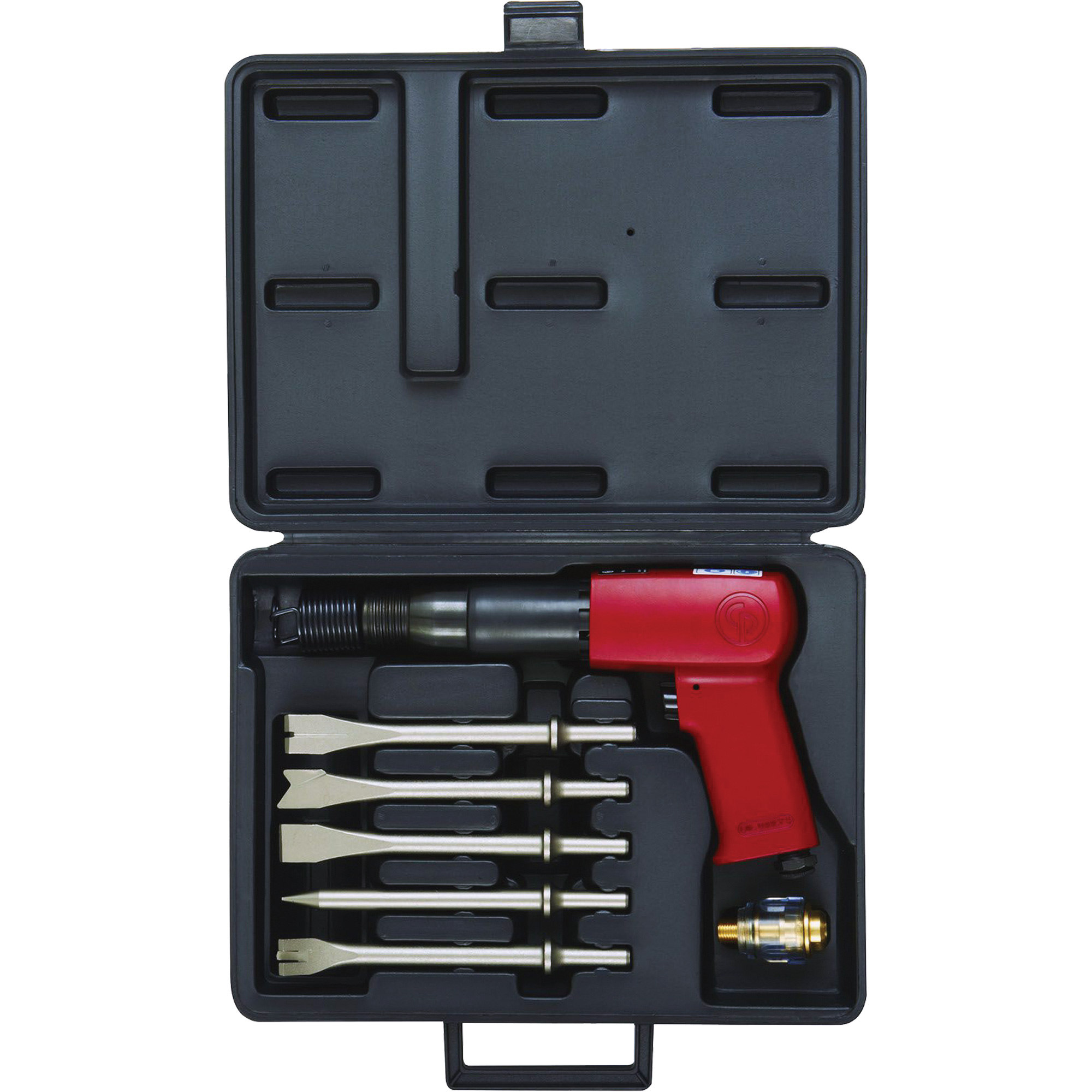Ensemble de marteau pneumatique de série lourde, 25 pi³/min, 1/4", 2300 coups/min, 3/4" x 3-1/2" (19 mm x 89 mm)