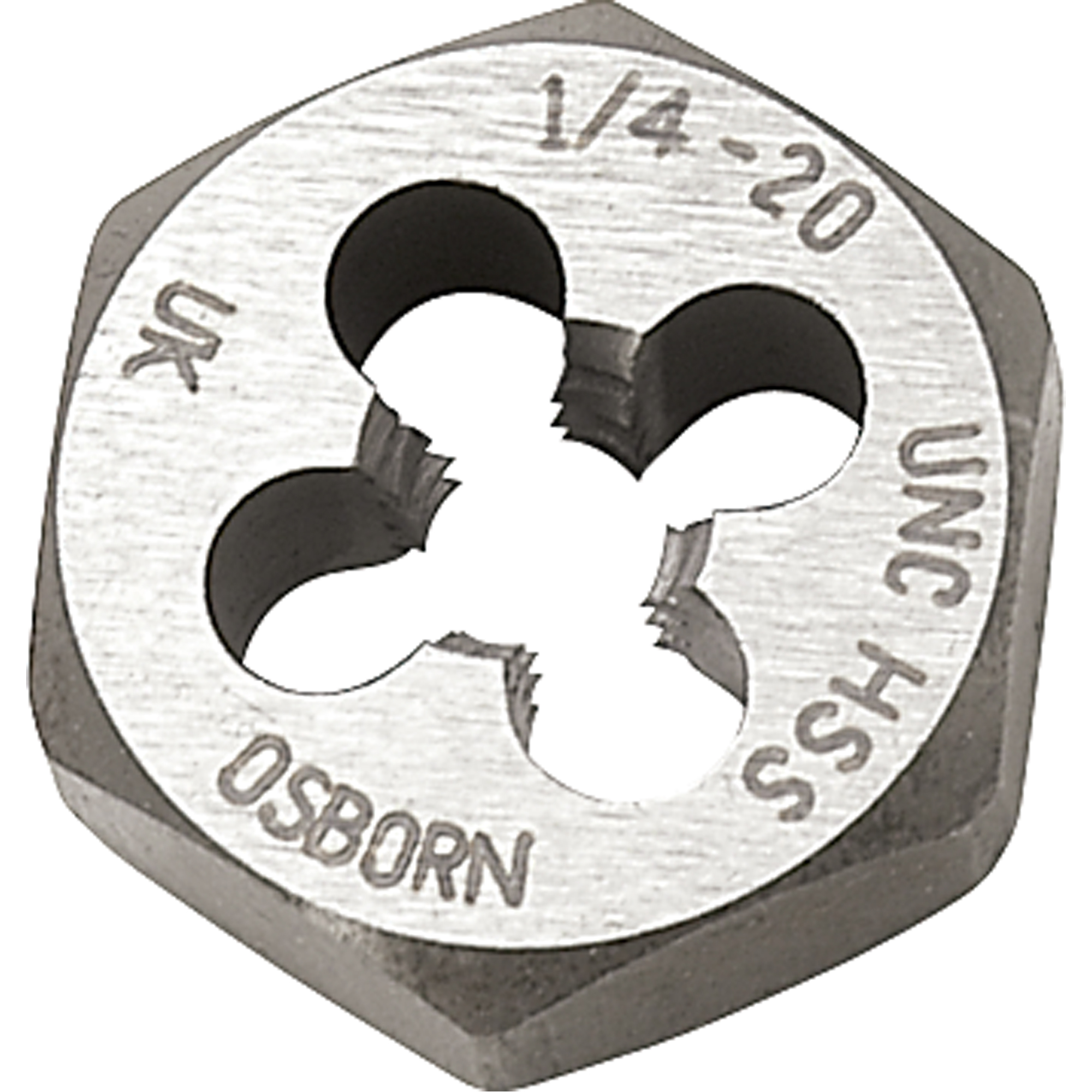 Écrou-filière hexagonal, dia. 2-3/4", Filet de 1-1/2"-6, Carbone